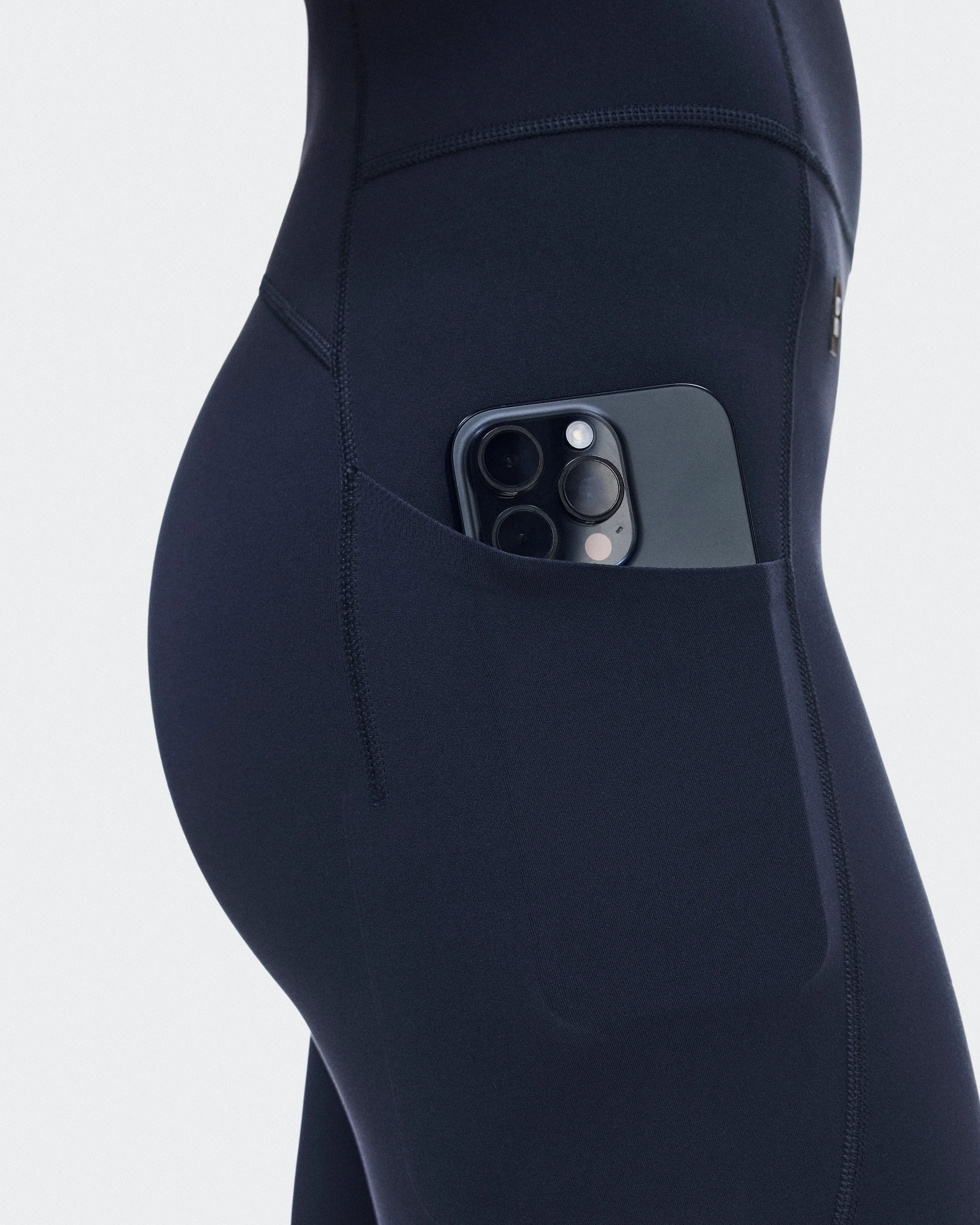 On Studio Leggings 7/8 Navy Damen Tights & Leggings