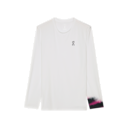 Court Long-T Long-Sleeve Shirt in White/Black