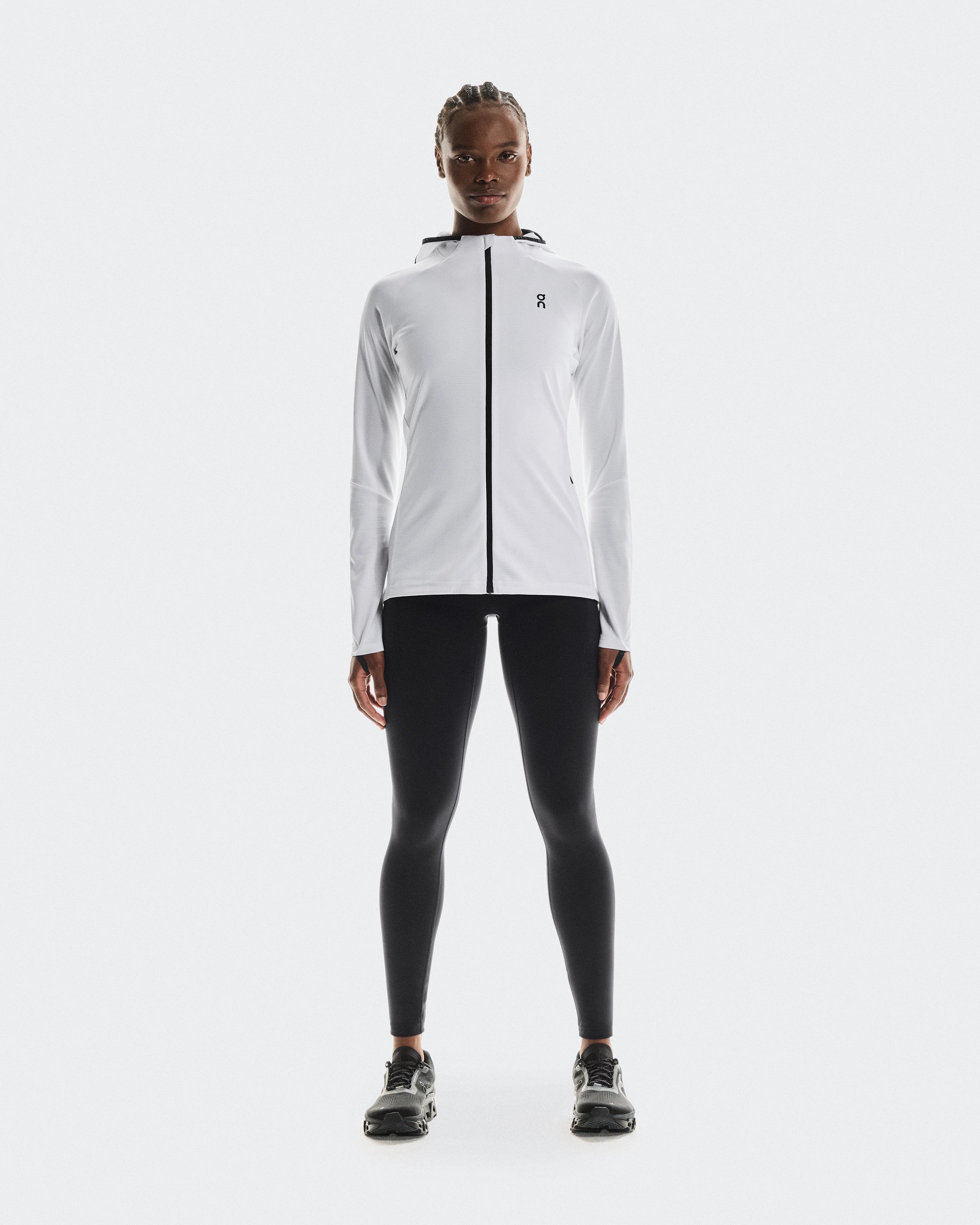 On Climate Zip Hoodie White Women Hoodies and sweatshirts