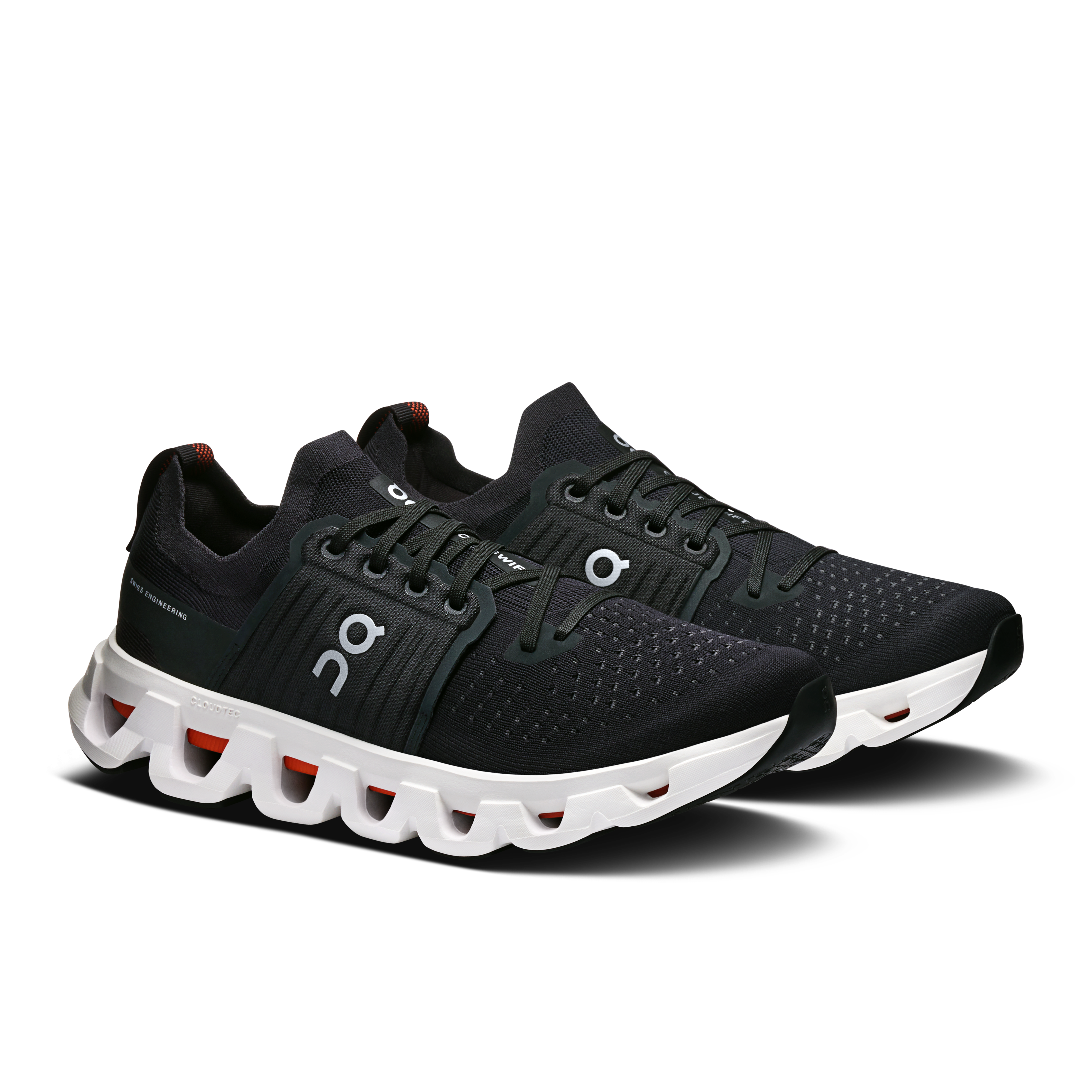On Cloudswift 4 Black & White Men Road running Shoes