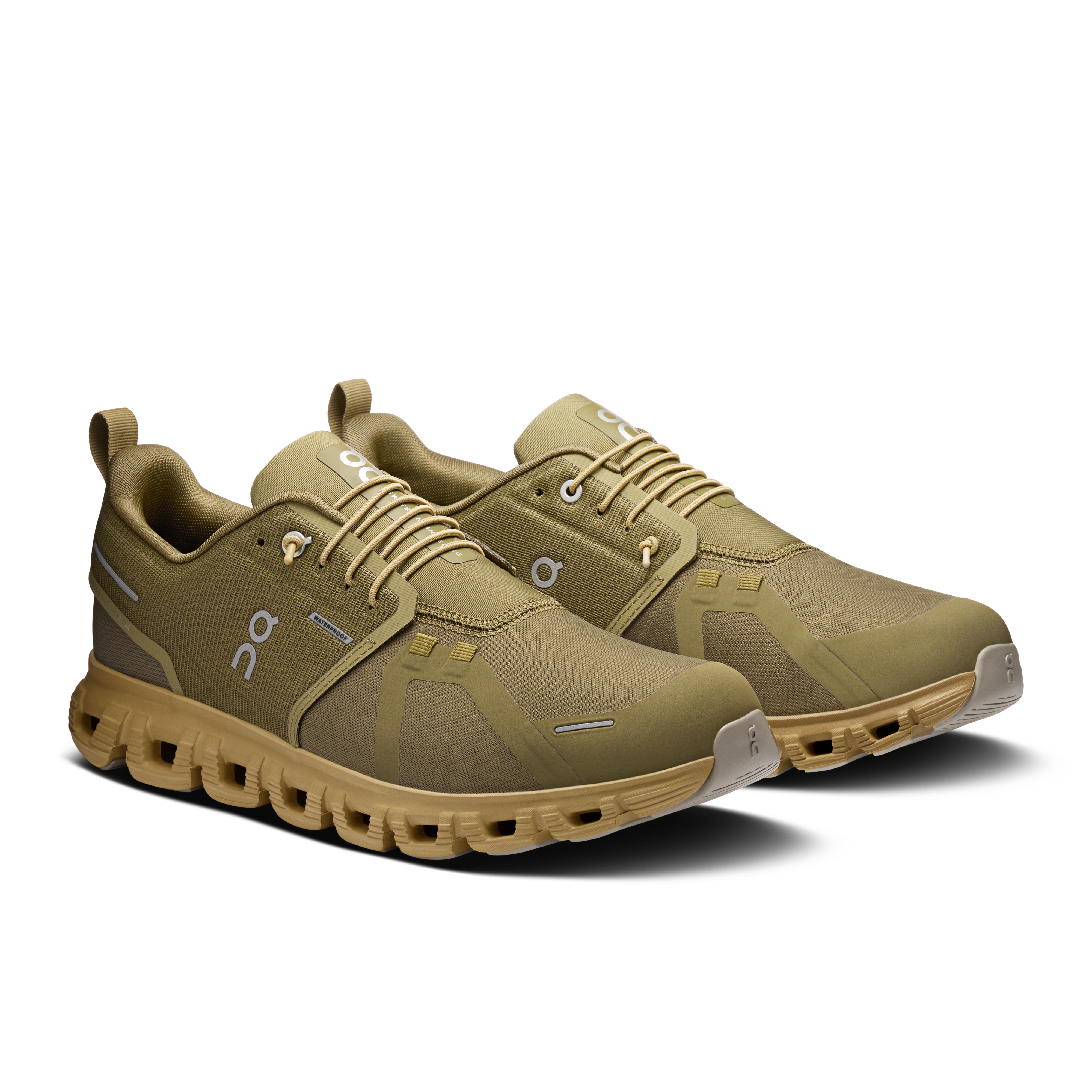 On Cloud 6 Waterproof Olive & Safari Men Active life Shoes