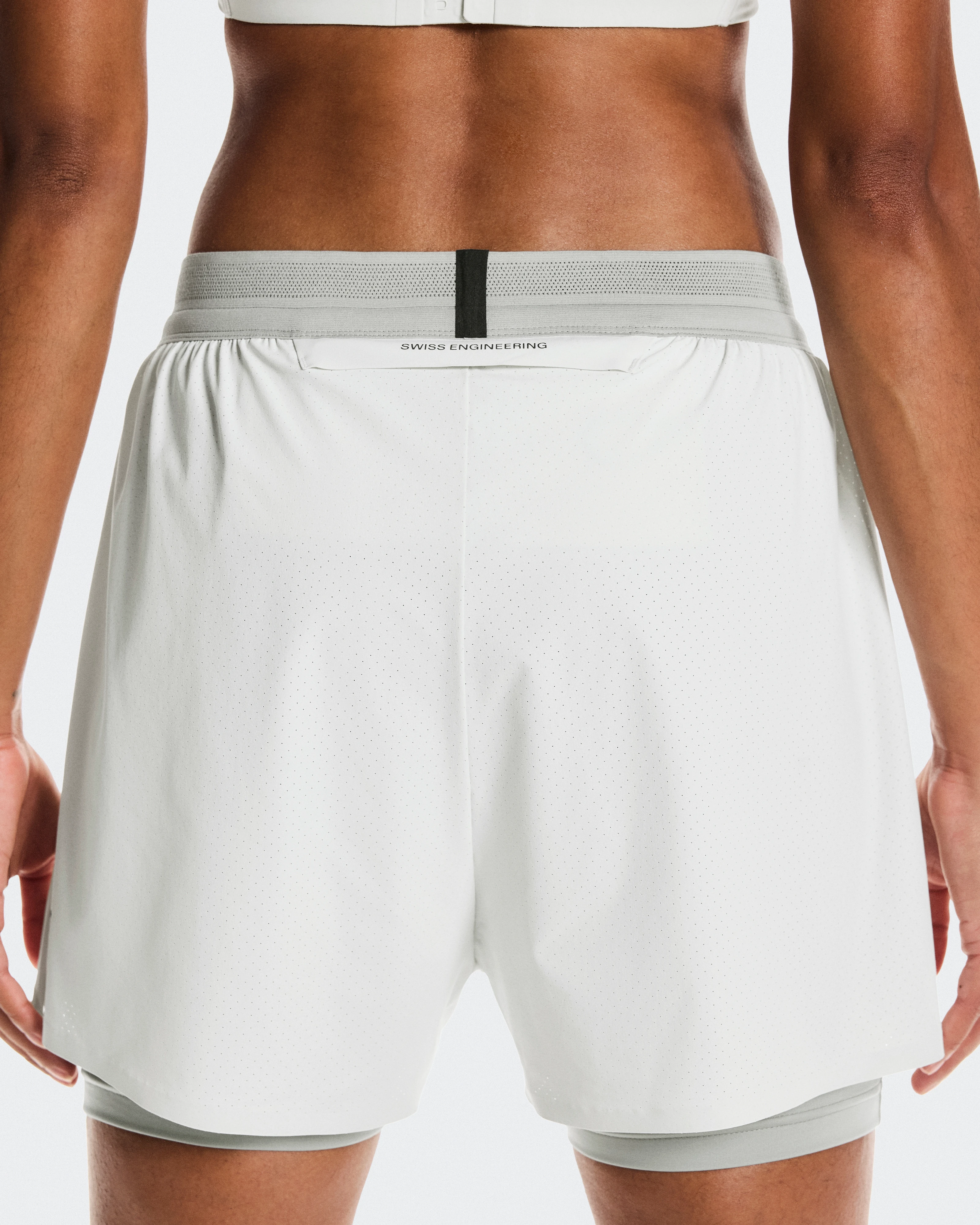 On 3" Performance 2/1 Shorts Iceberg & Tin Women Shorts