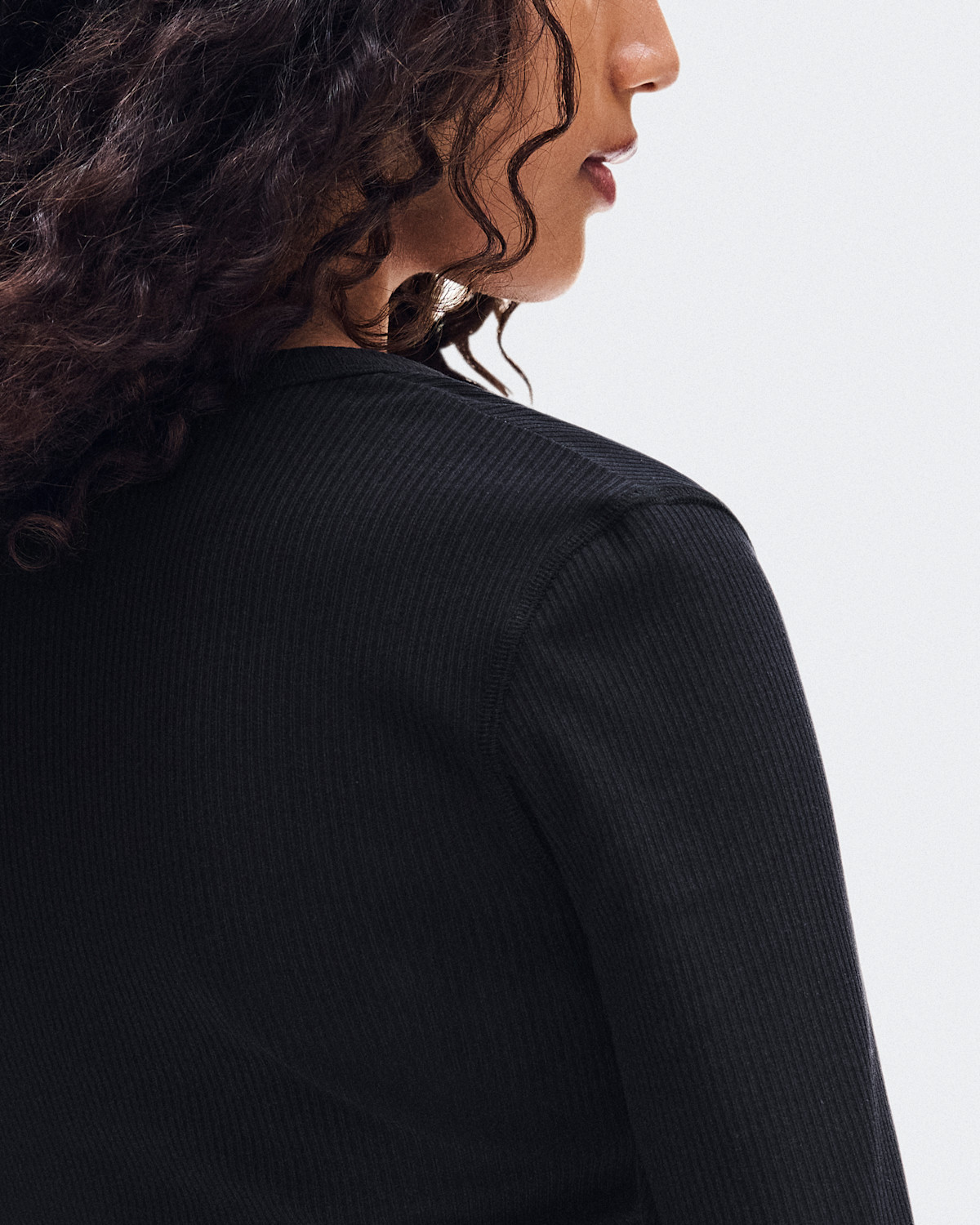 Women's All-Day Ribbed Long-T