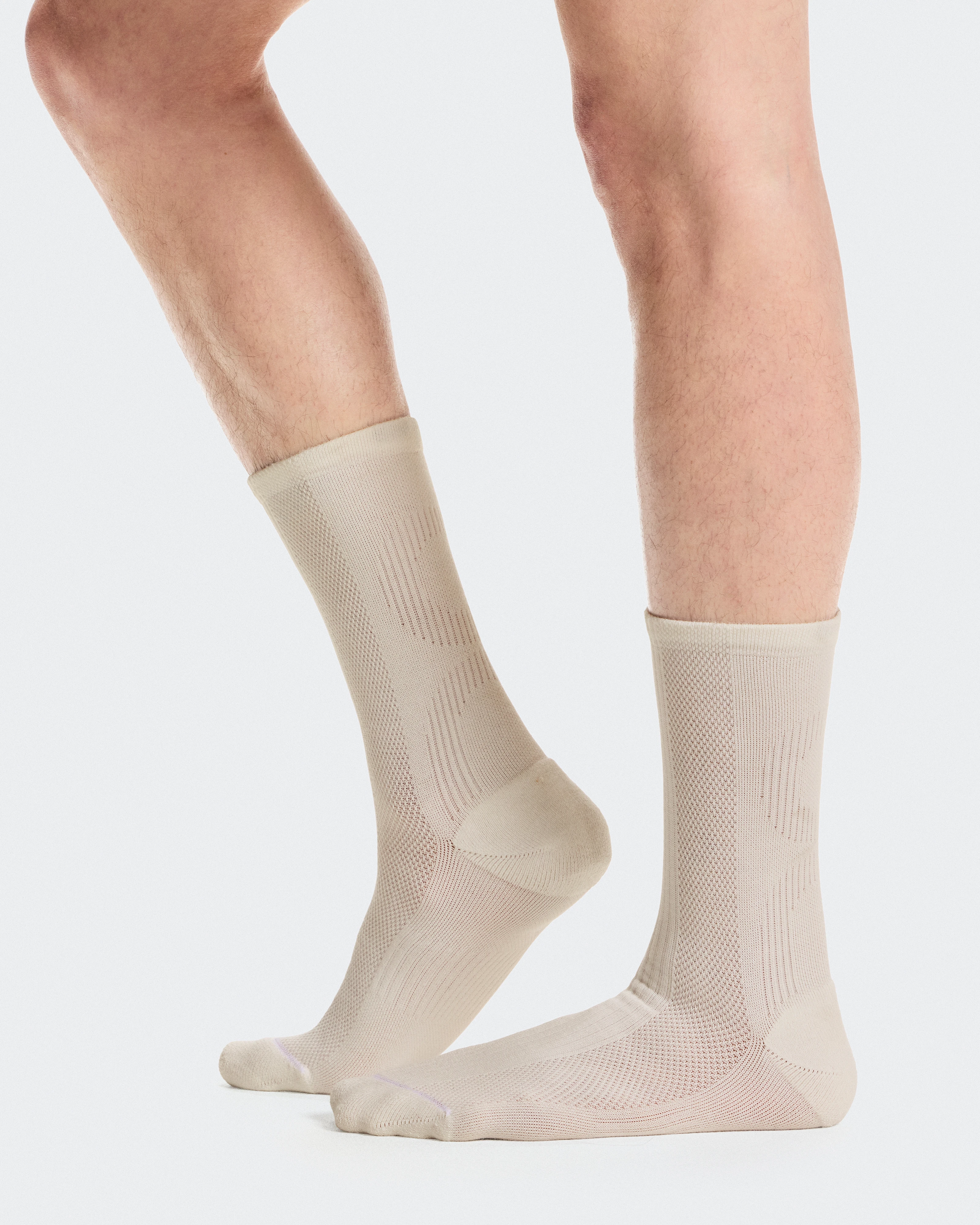 On Hybrid Sock High 2P Ivory Unisex Socks