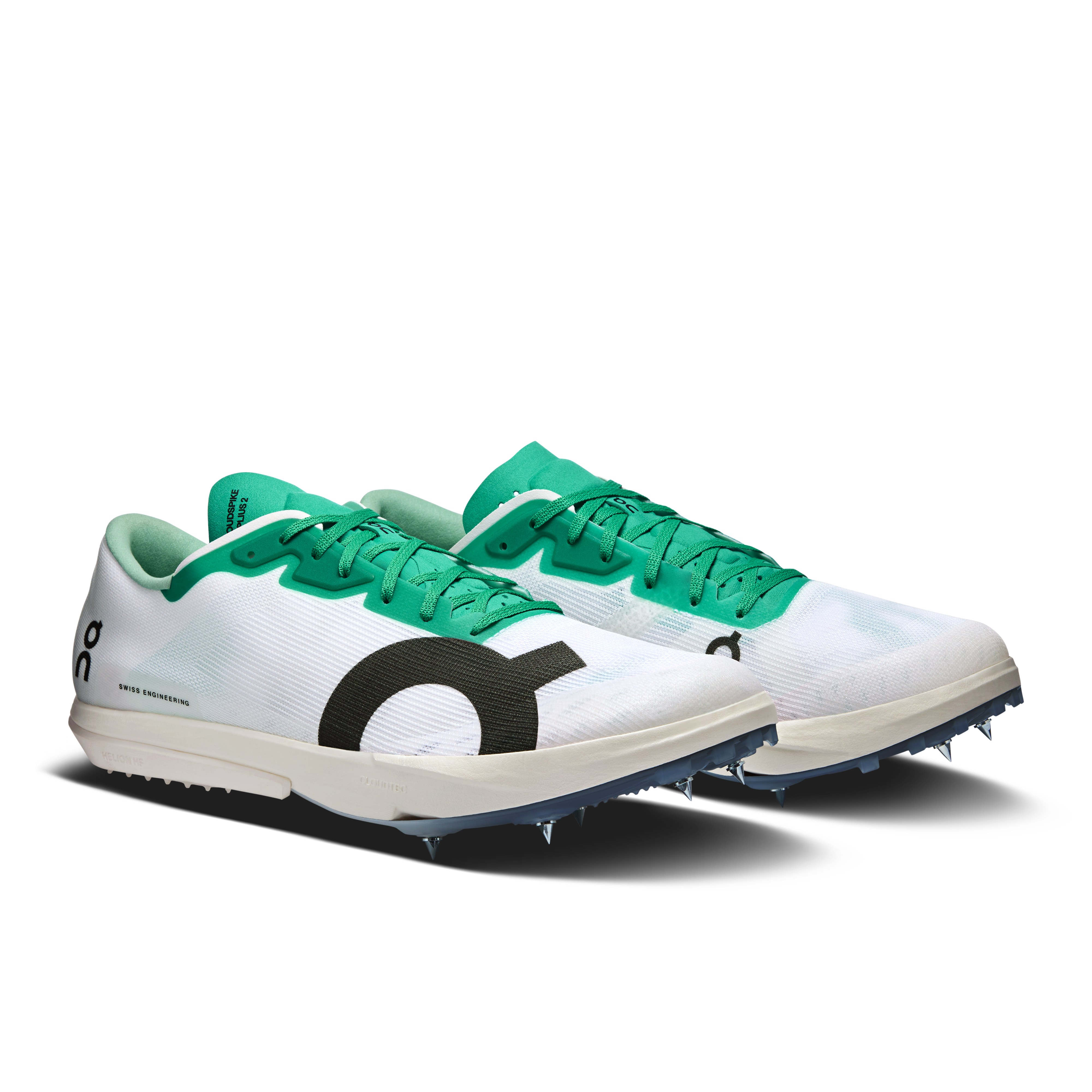 On Cloudspike Amplius 2 Mint & White Men Track Shoes