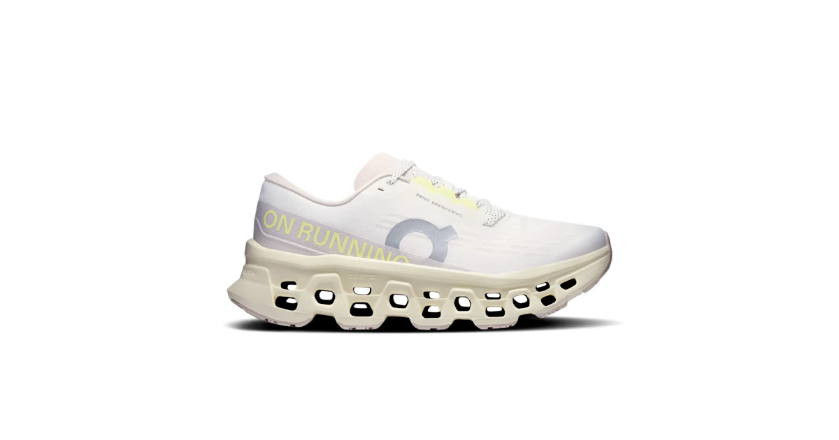 Tenis Cloudmonster 3 marfil tono Seedling para mujer · On