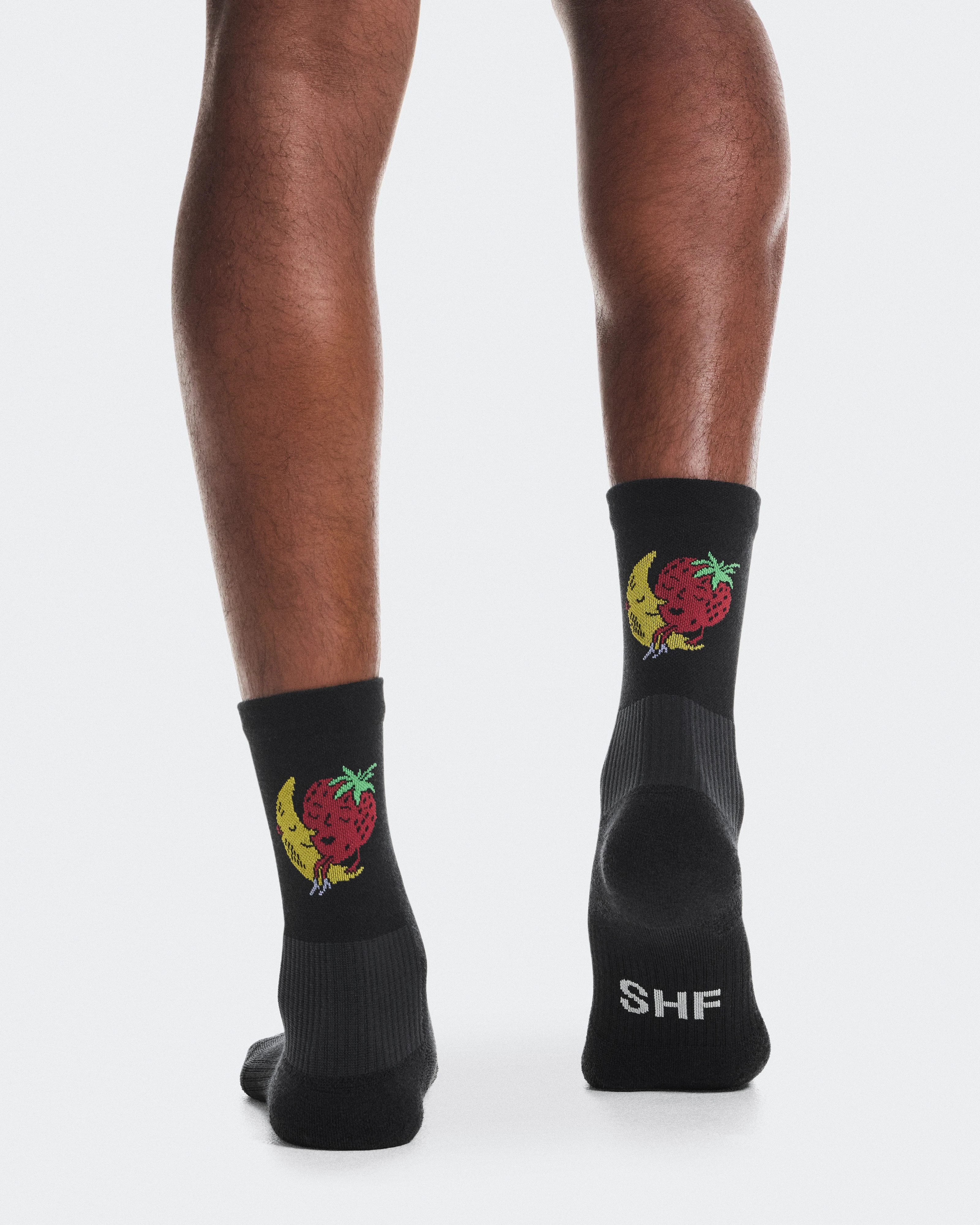 On Merino Sock SHF Black Unisex Socks