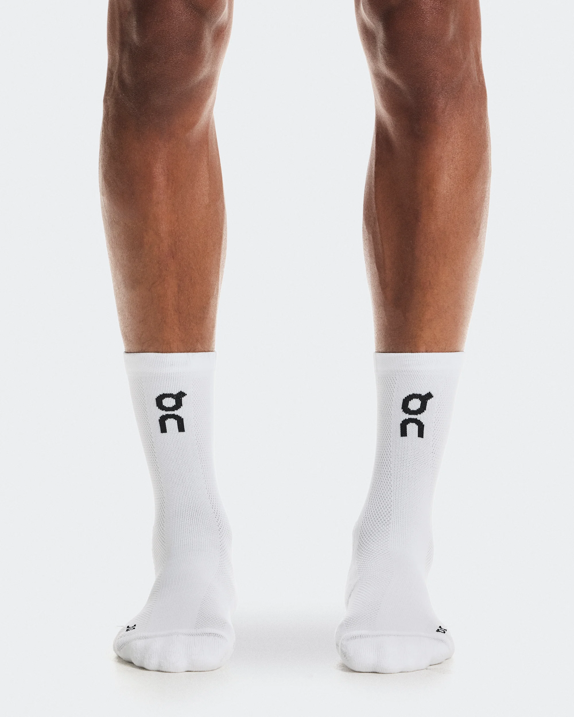 Core Run Sock High 2P White