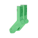 Performance Run Sock High in Honeydew/Parsley