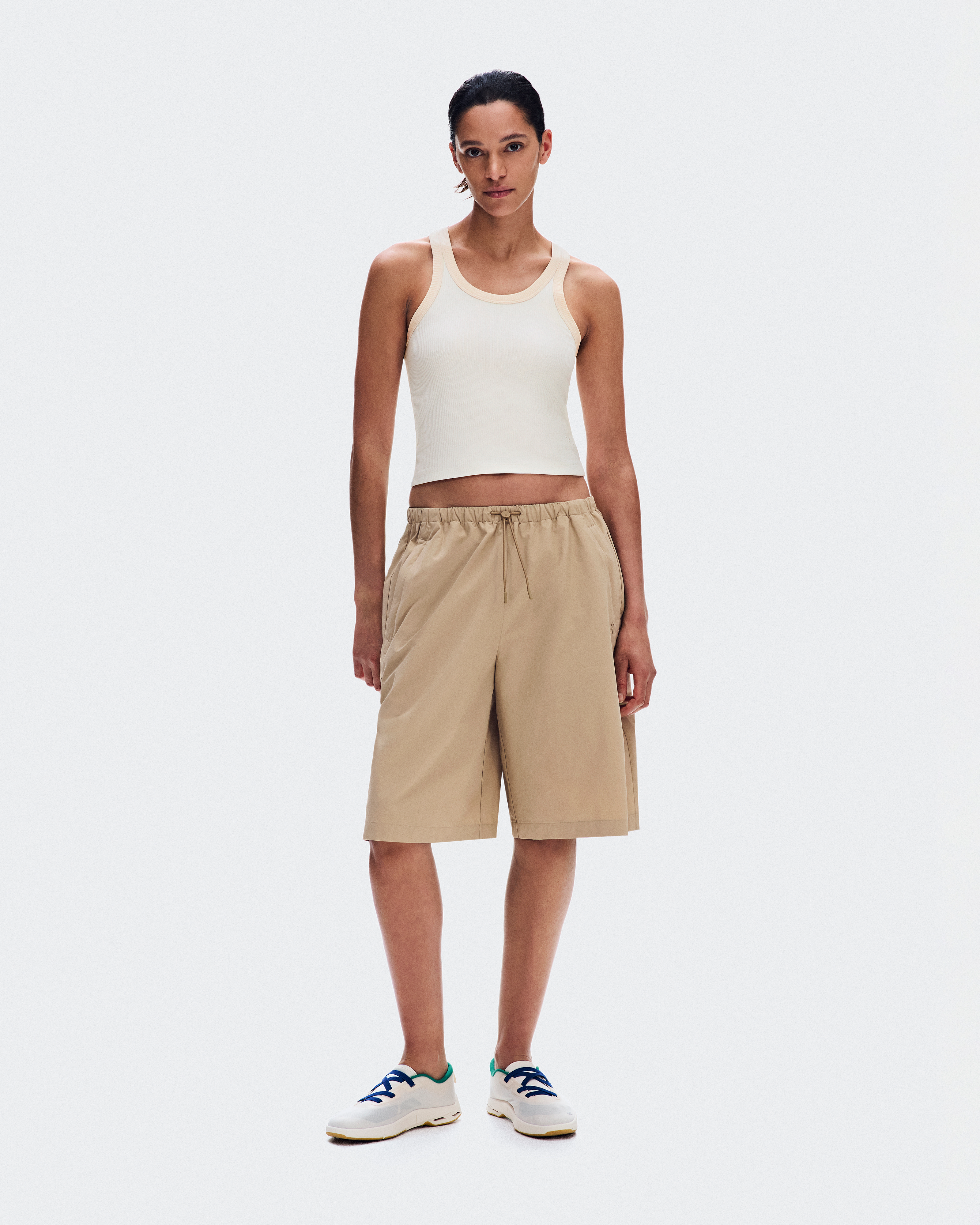 All-Day Ribbed TankWomen / Ivory / L