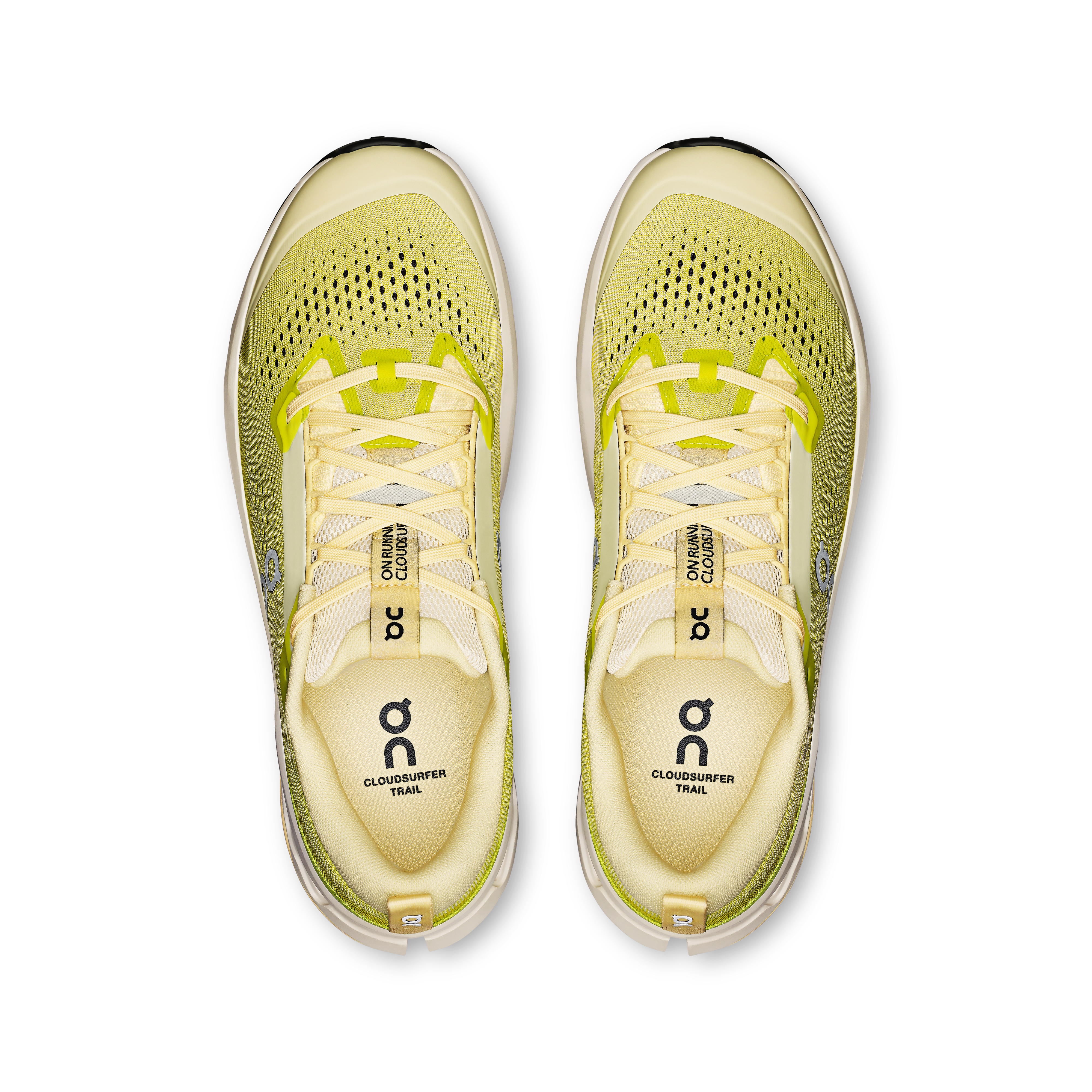 On Cloudsurfer Trail 2 Ivory & Lime Men Trail running Shoes