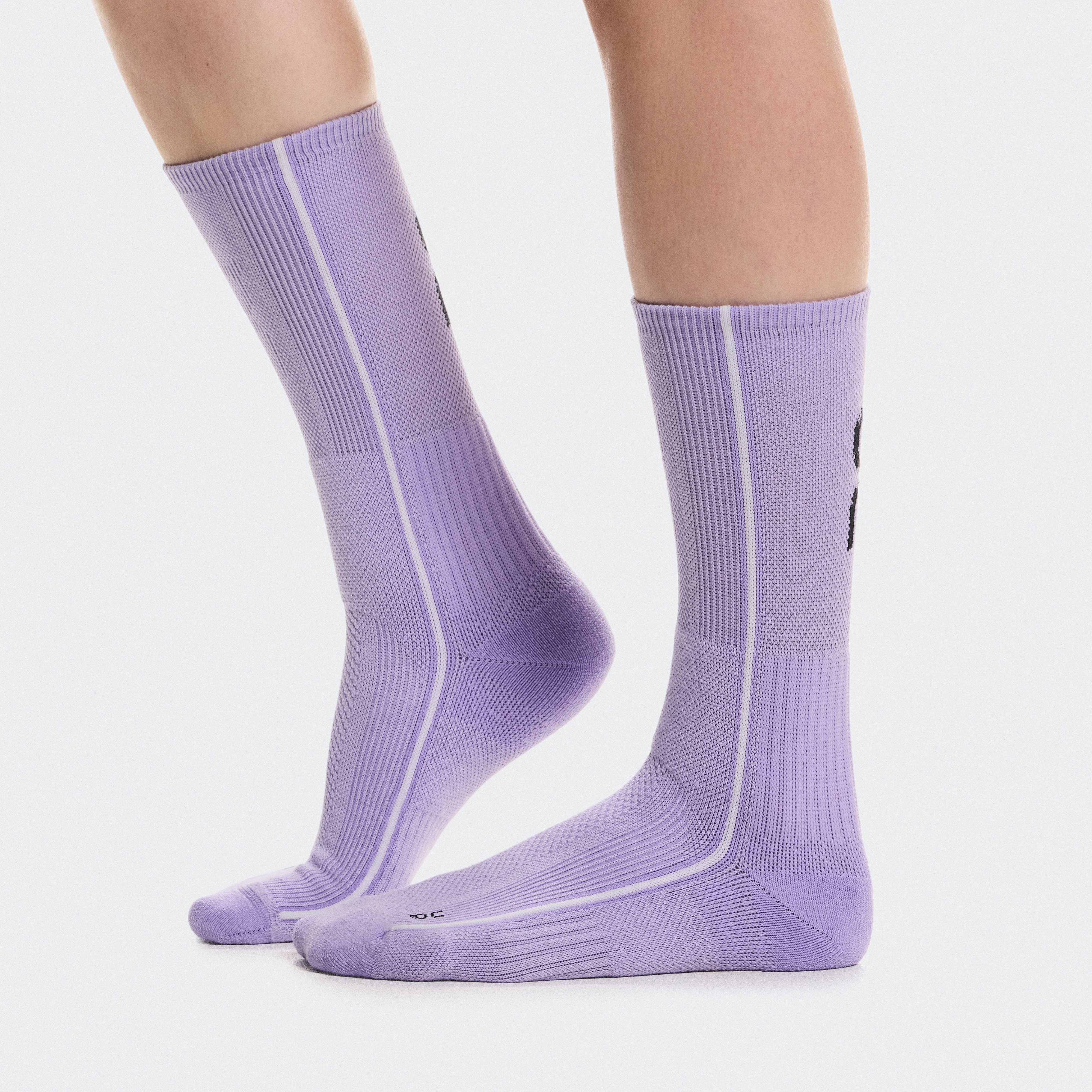On Court Sock High Bloom & Ivory Unisex – Performance tennis, cushioned, breathable Socks