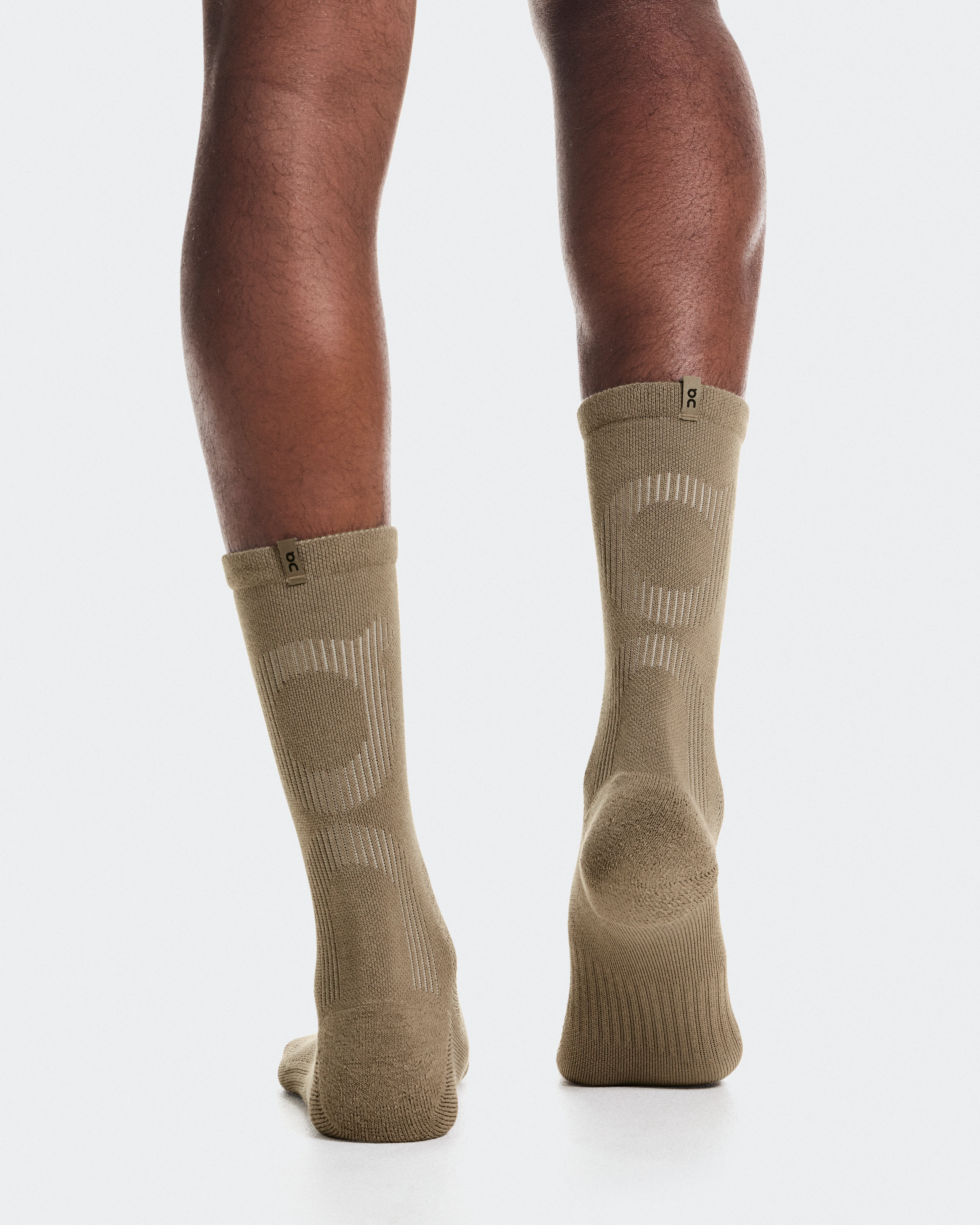 On Hybrid Sock High 2P Cinder & Kalamata Unisex Socks