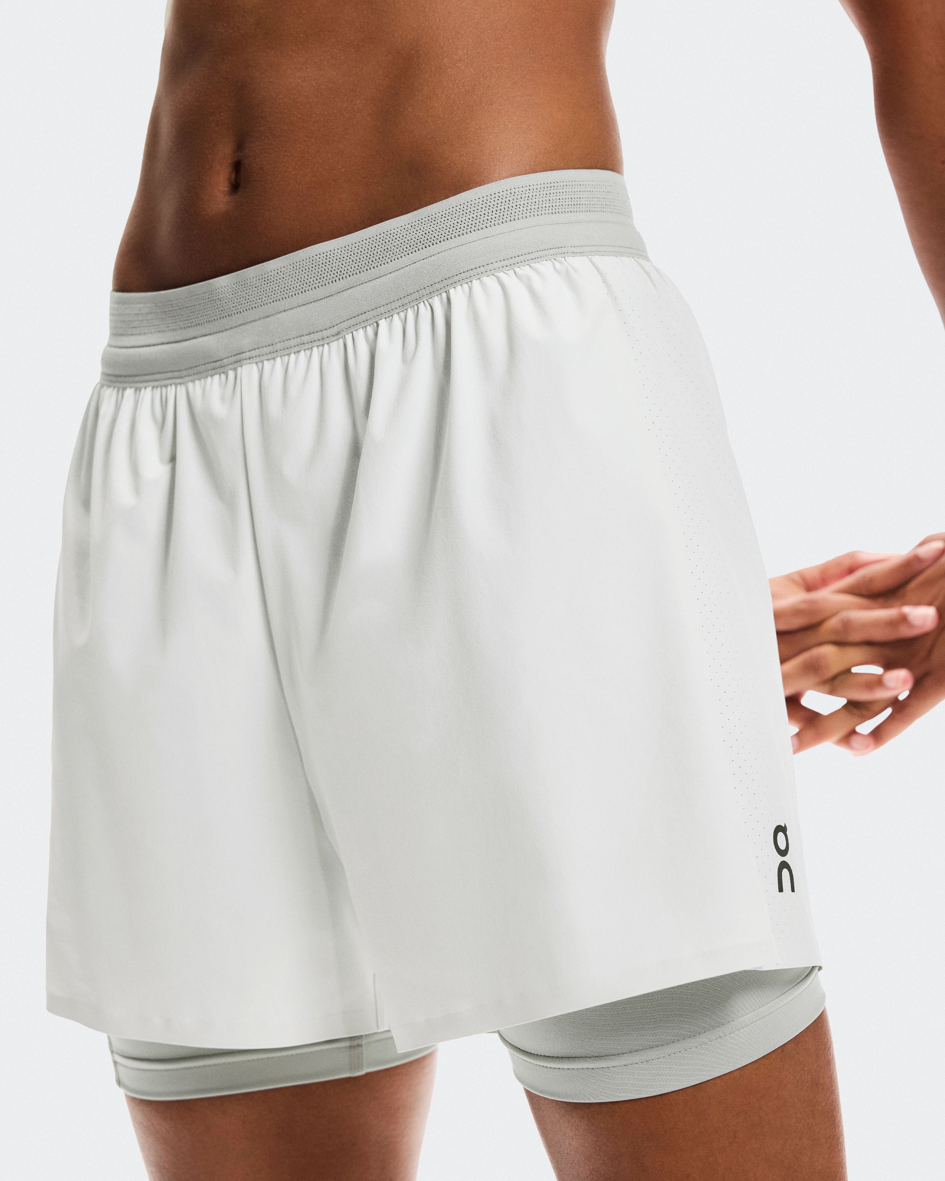 On 3" Performance 2/1 Shorts Iceberg & Tin Women Shorts