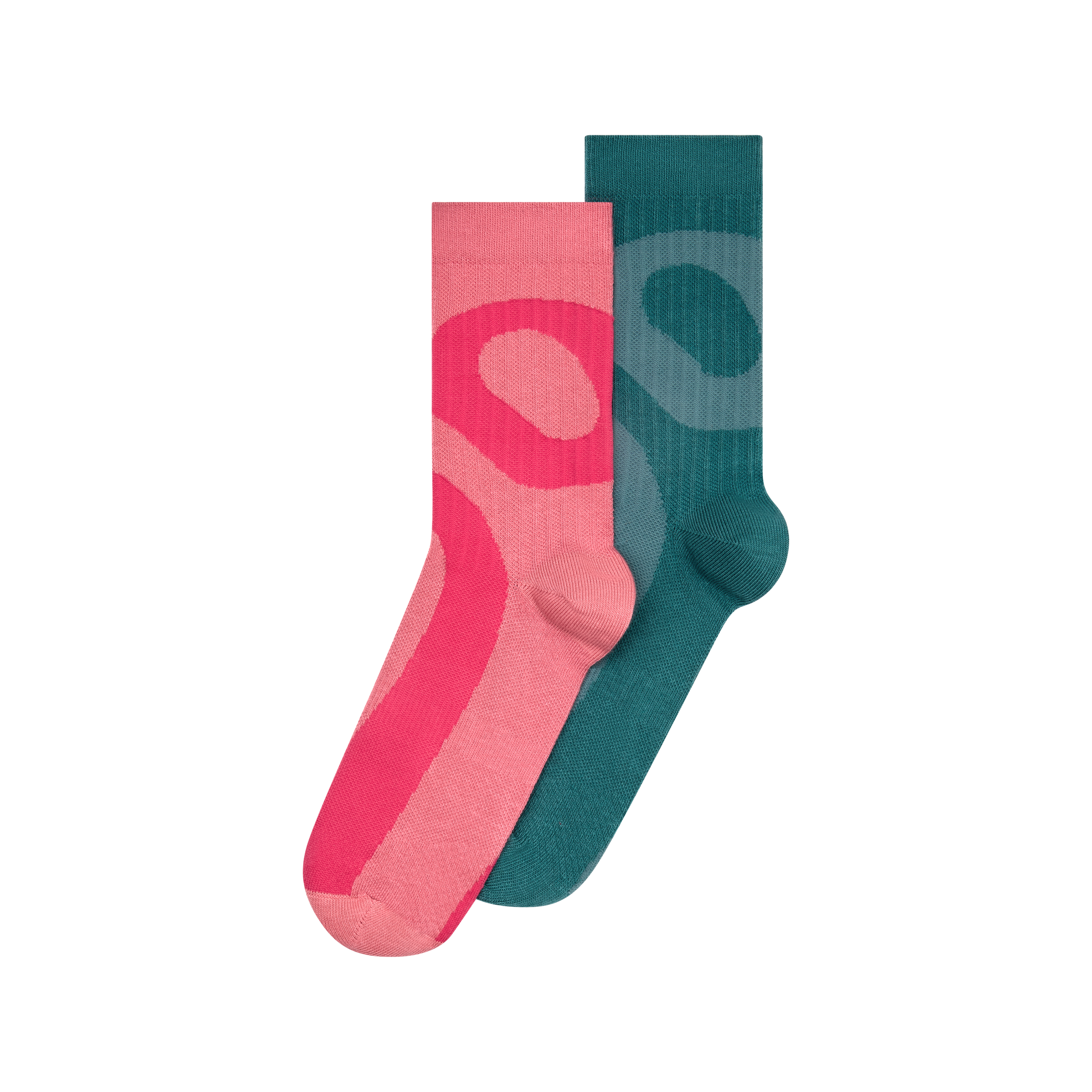 Liquid Logo Sock High 2P in Camellia/Storm