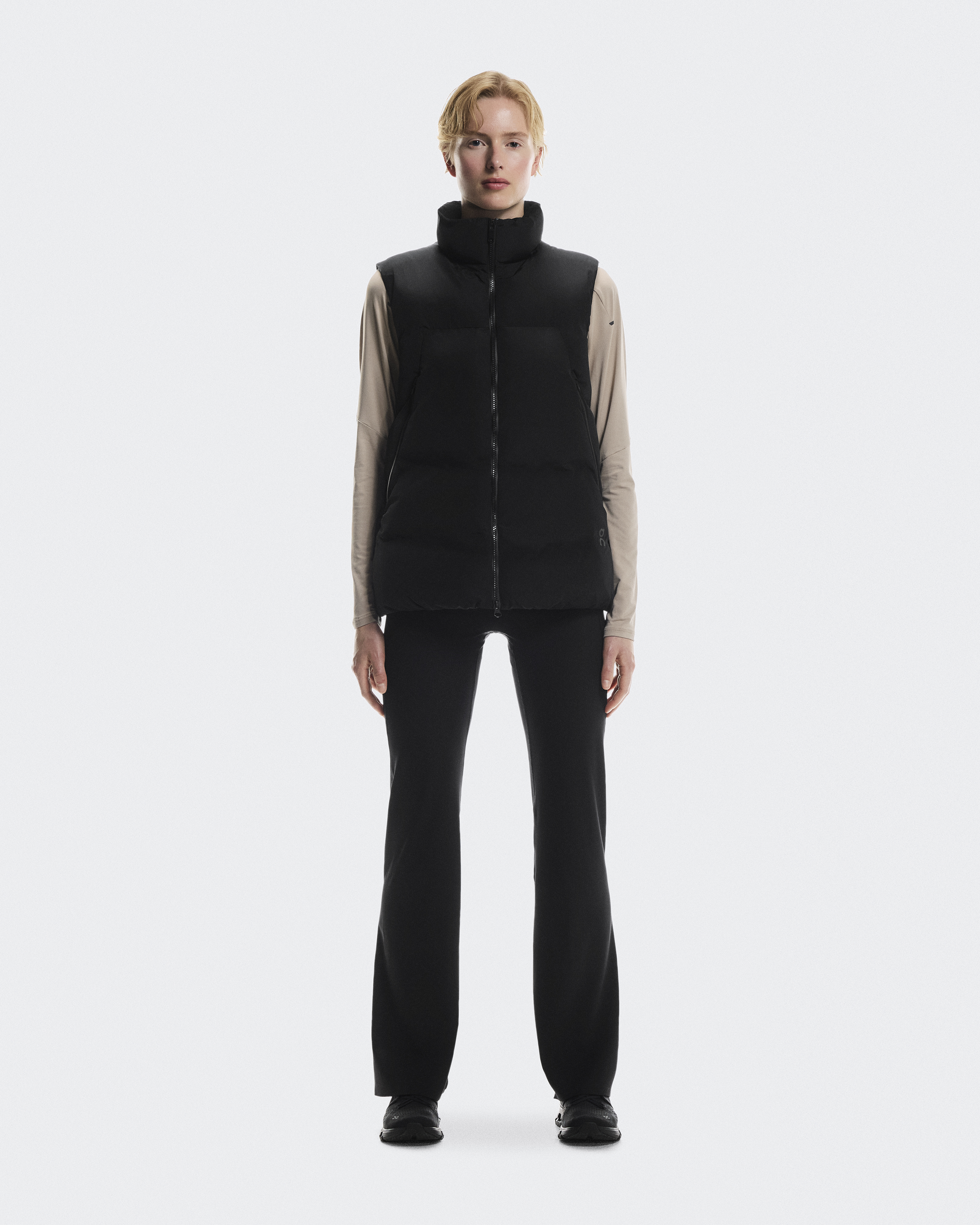 On Women's All-Day Puffer Vest in Black, Size: 2XL, Polyamide/Mesh Polyester