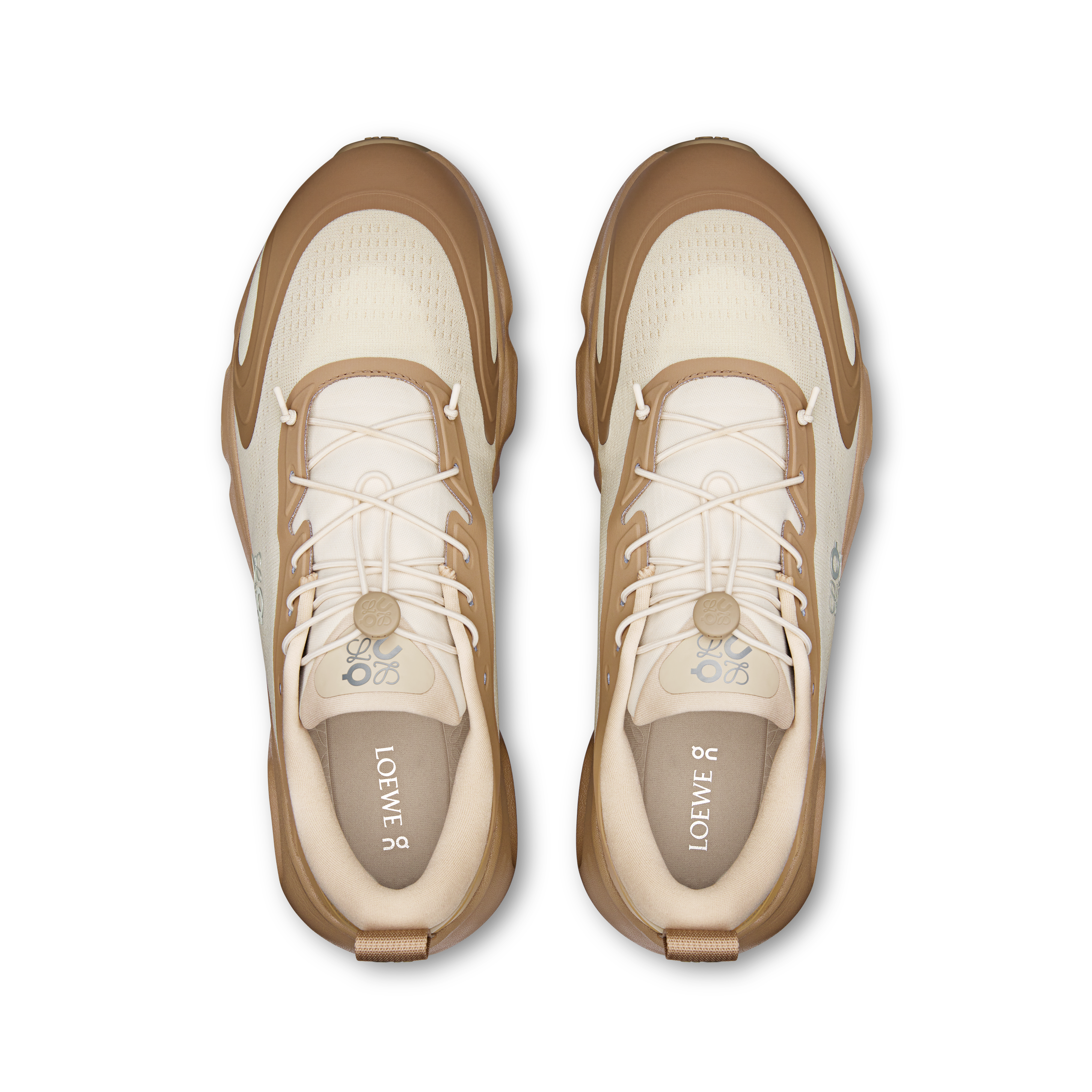On Cloudsolo LOEWE Dark Sand & Cream Men Shoes