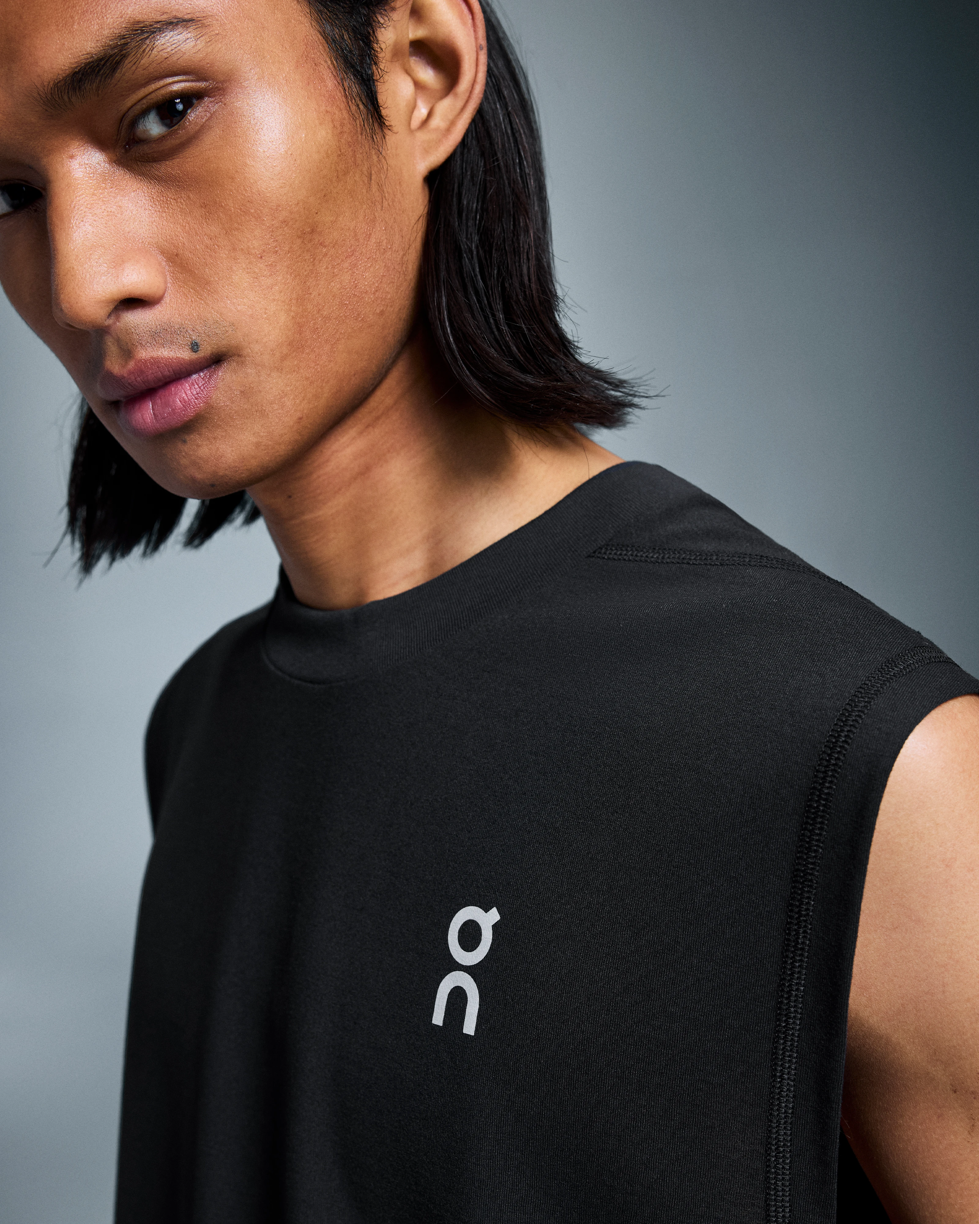 On Active Tank Black Men Tops and t-shirts