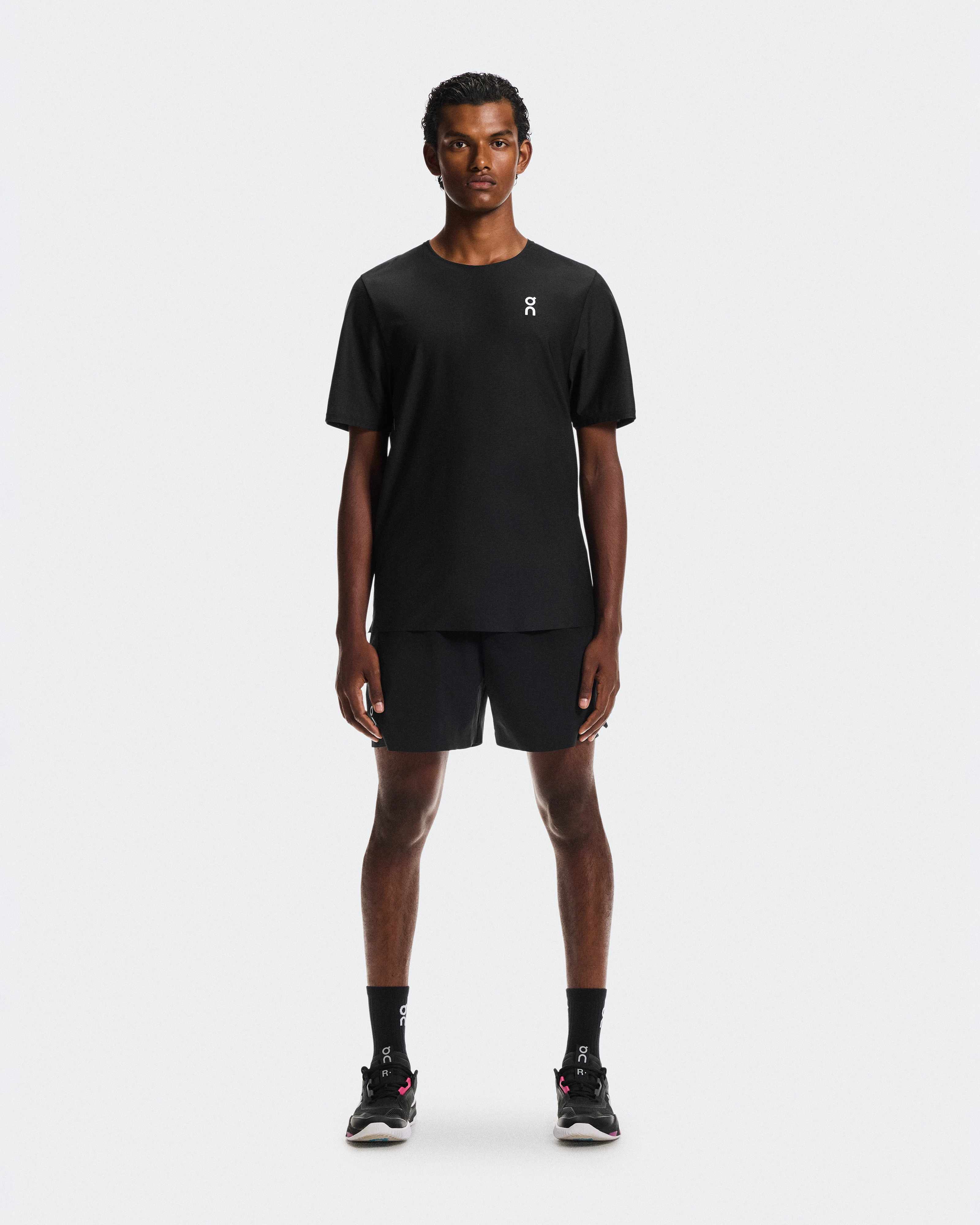 On 5" Court Shorts Black Men Shorts