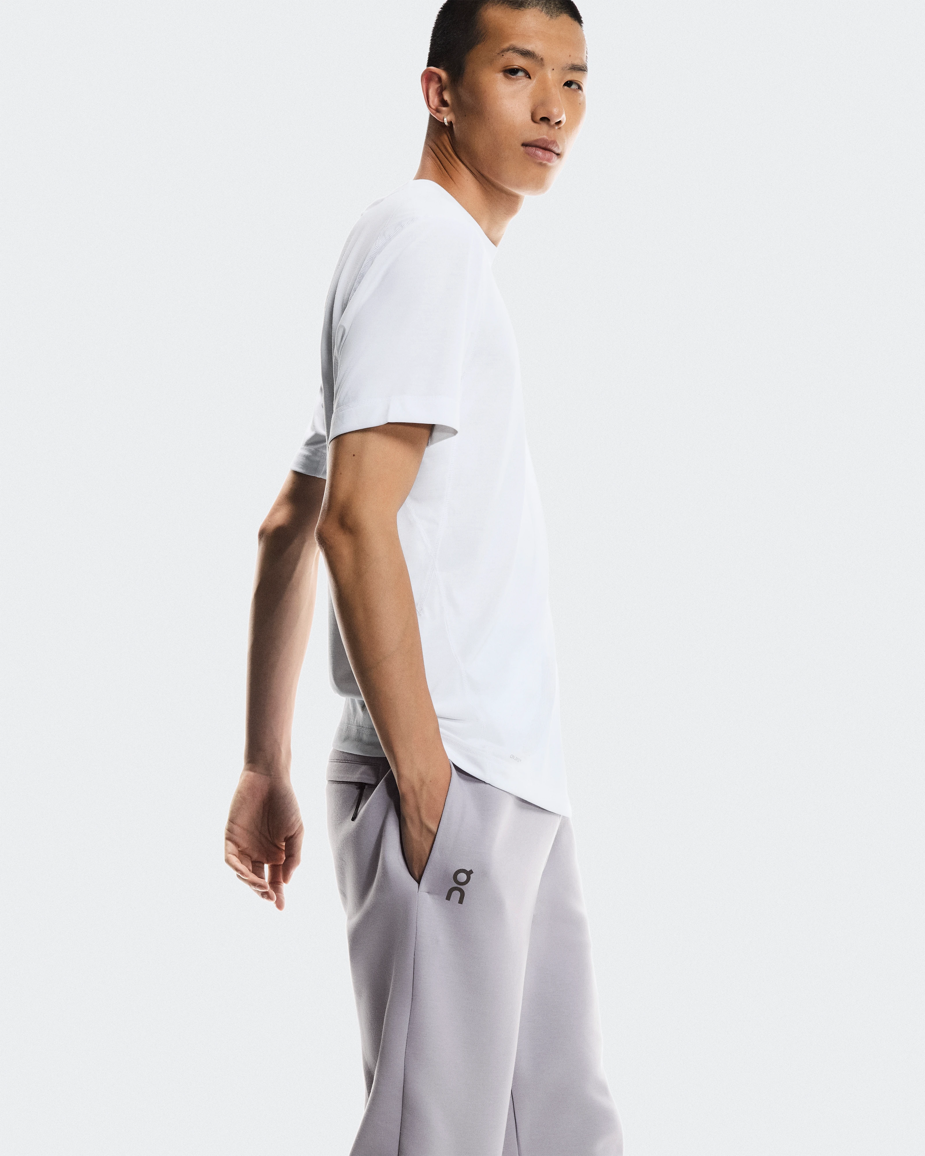 On Focus Tech Sweatpants Lilac Men Pants