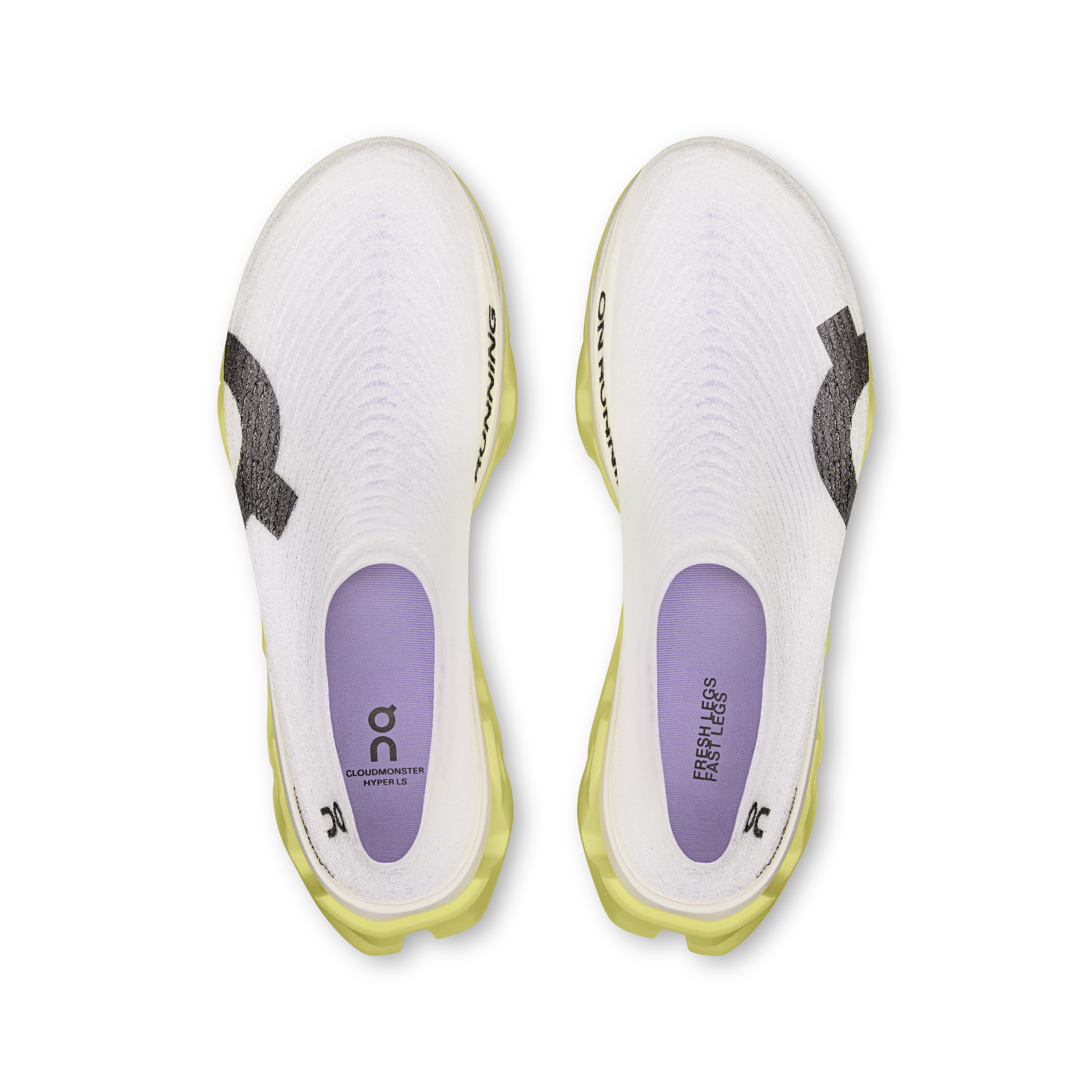 On LightSpray Cloudmonster 3 Hyper Limelight & Bloom Unisex – Long runs, tempo runs, responsive ride Shoes