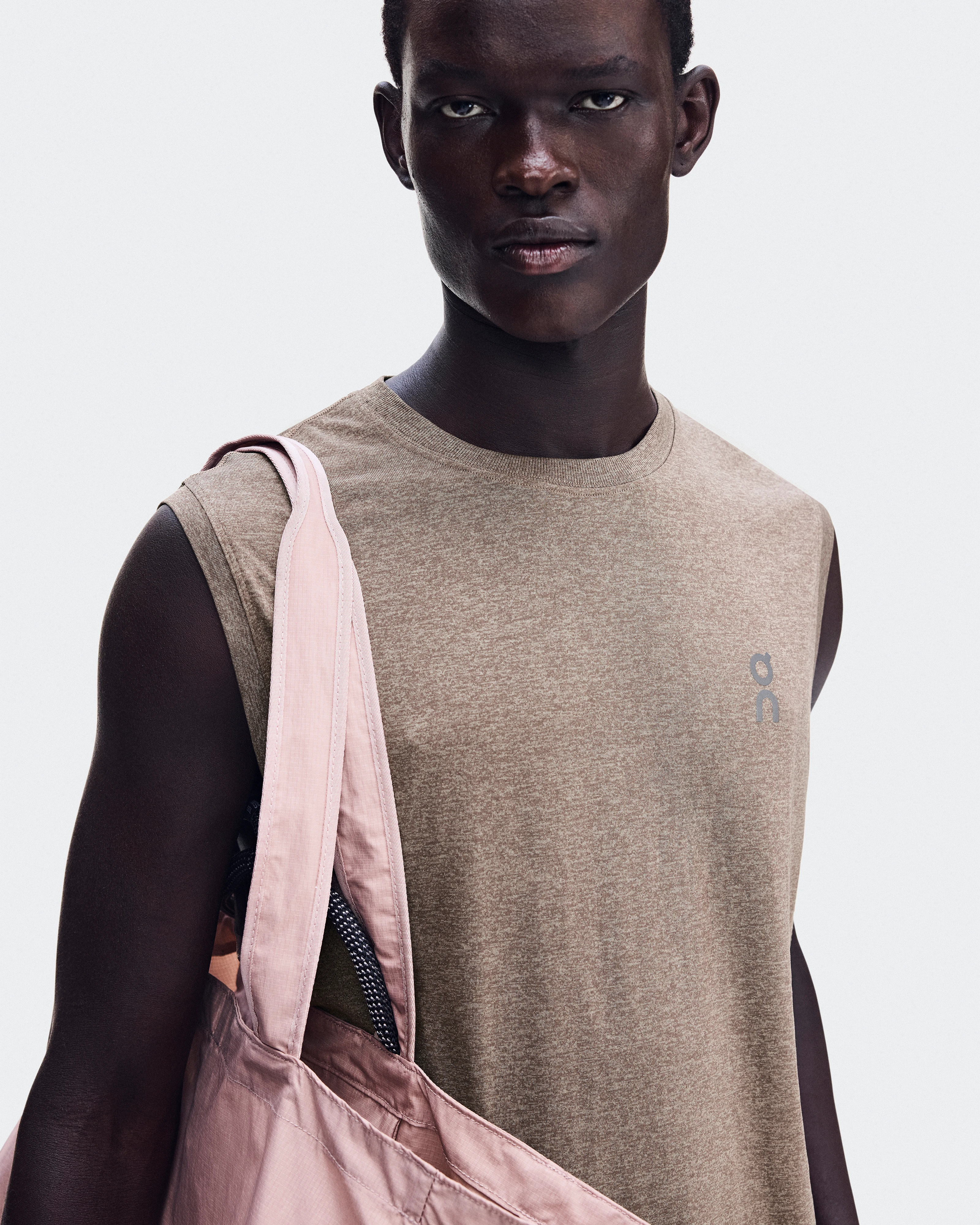 On Train Flex Tank Clay Heather Men Tops and t-shirts
