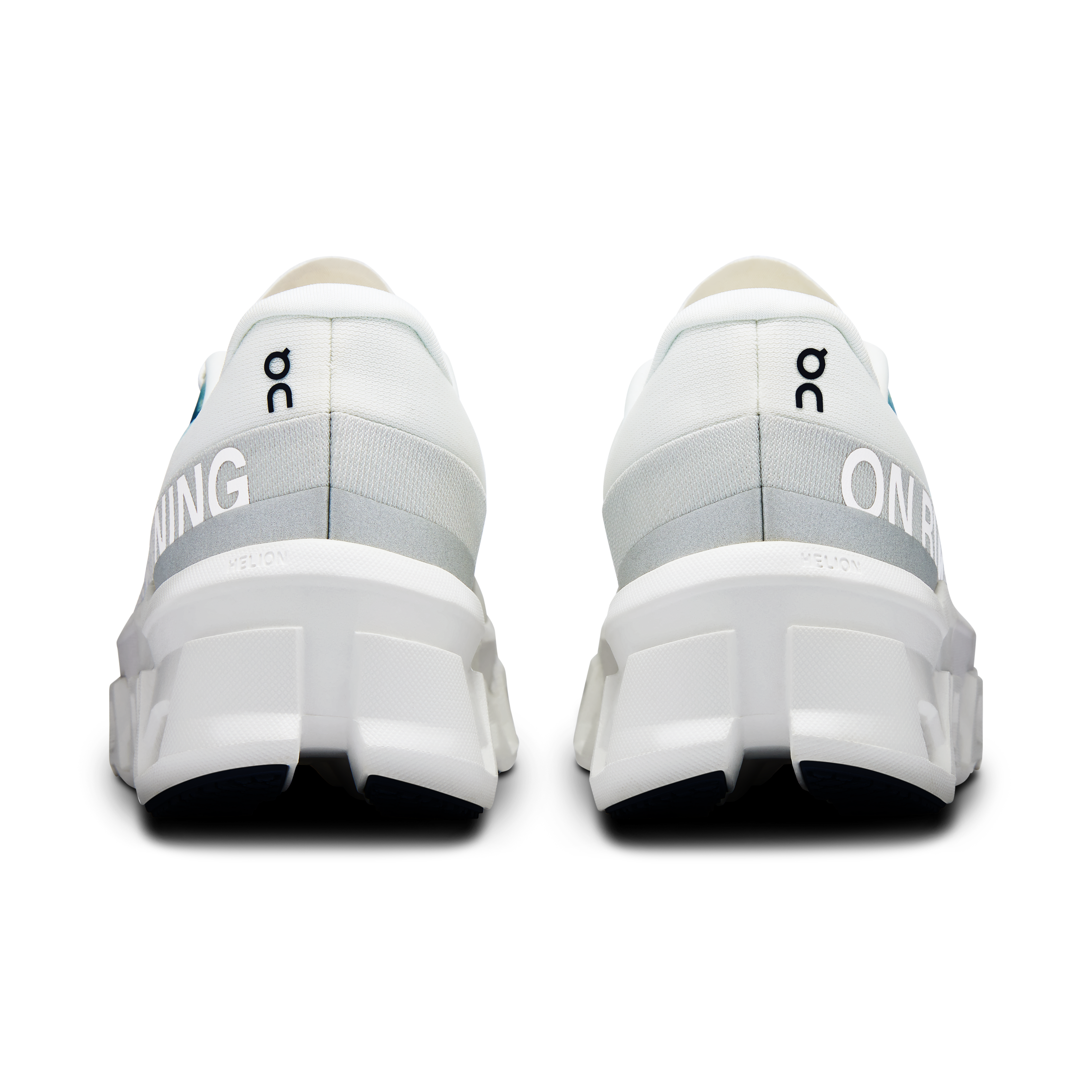 On Cloudmonster 2 Swiss Olympic Undyed & White Damen Strassenlauf Schuhe