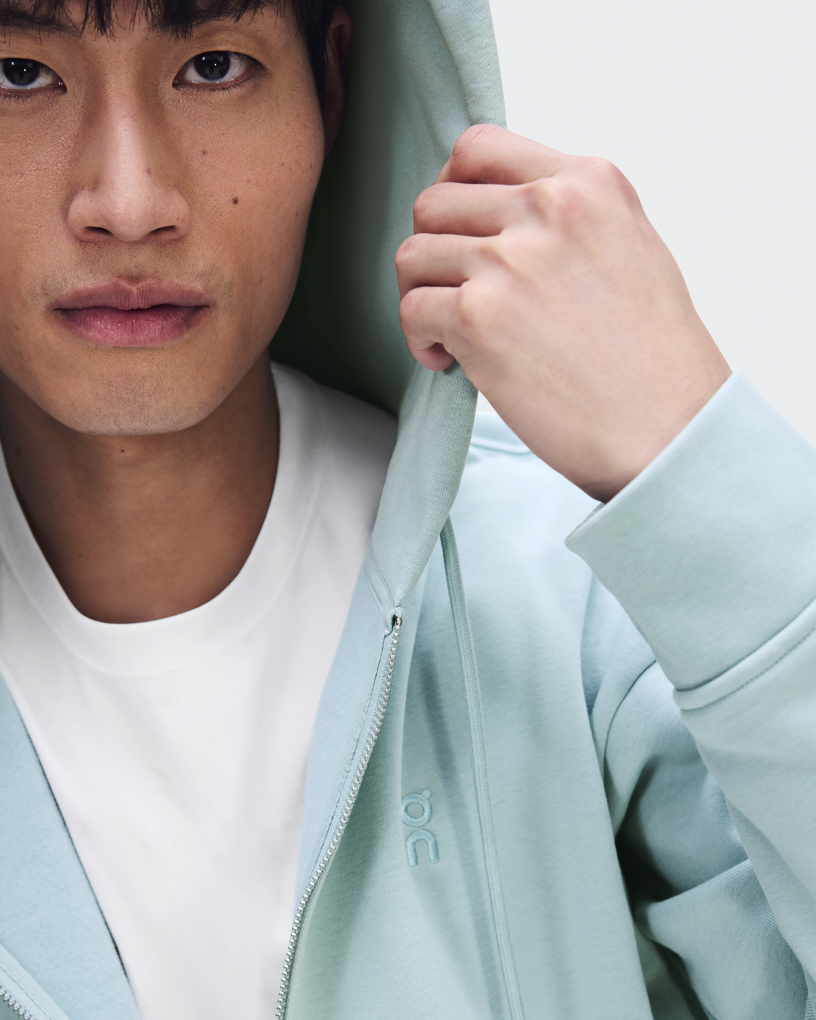 Babylclub BMC♥LOVE hoodie (mint) Men's Club Collective Full Zip Hoodie | Brook | On Monaco