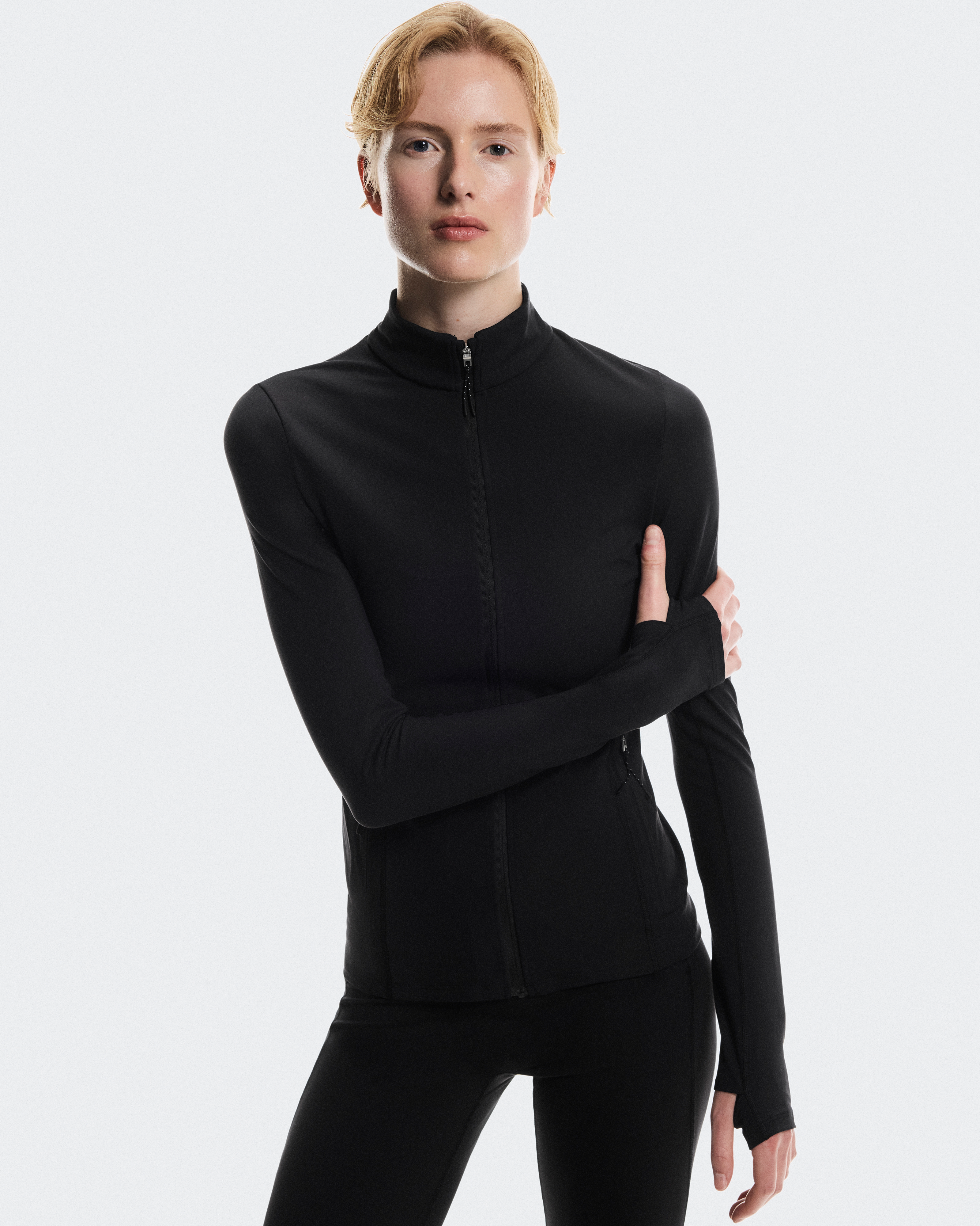 سترة الاستوديونحيف / Black / L