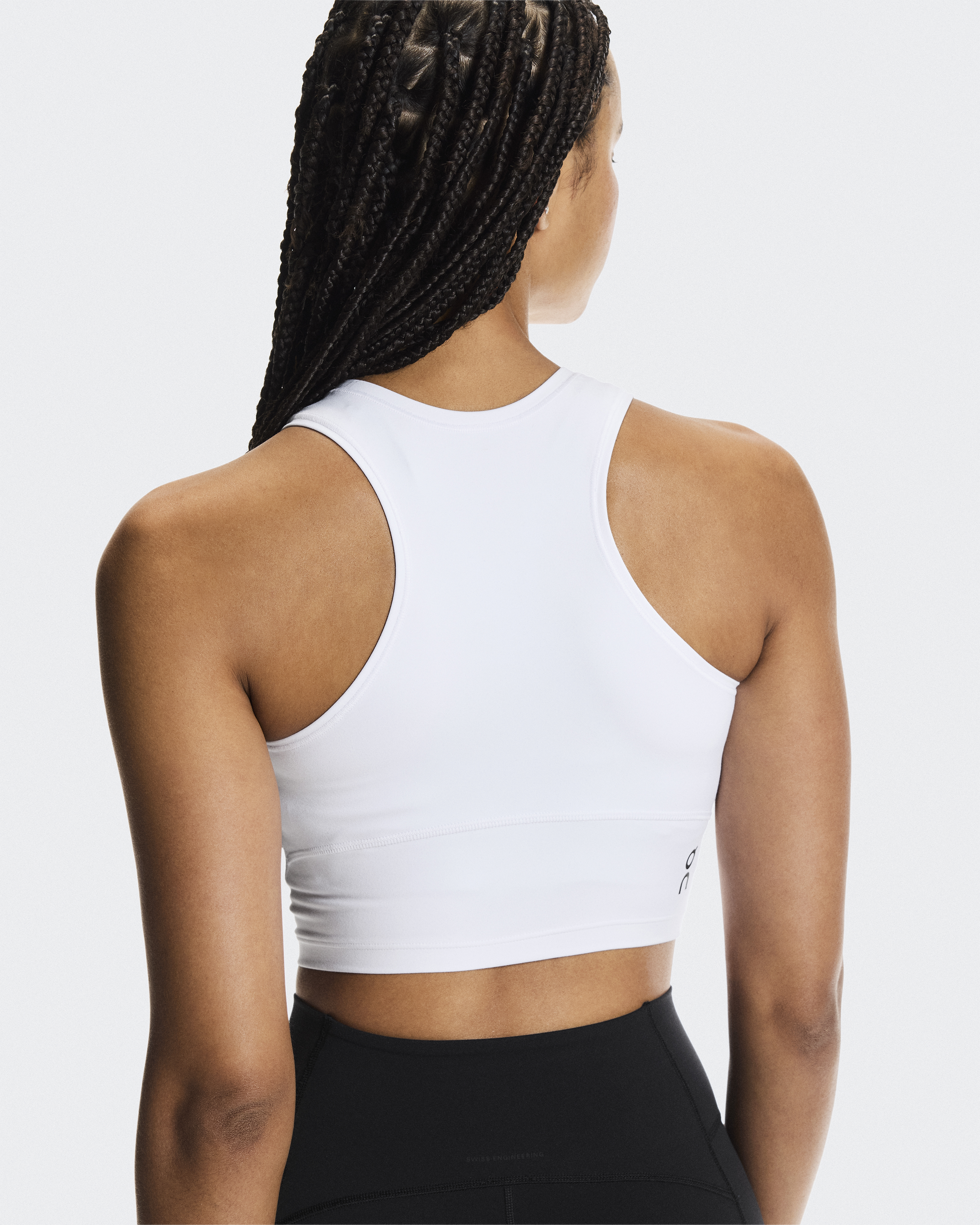 タンクトップ Back Design Cropped Top White   2019ss Spacedye Refocus Cropped Tank | Beyond Yoga
