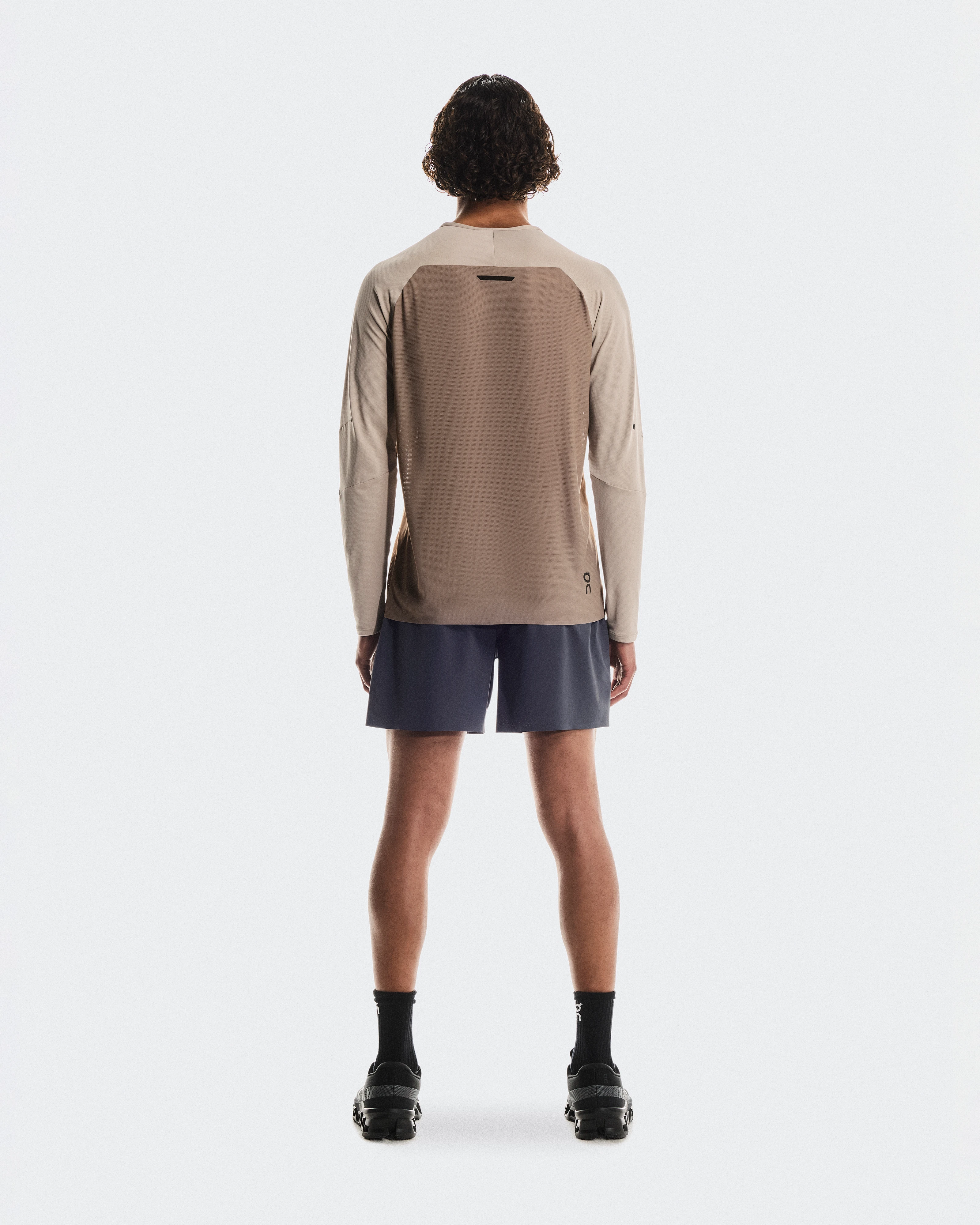 On Performance Long-T Desert & Cinder Men Tops and t-shirts