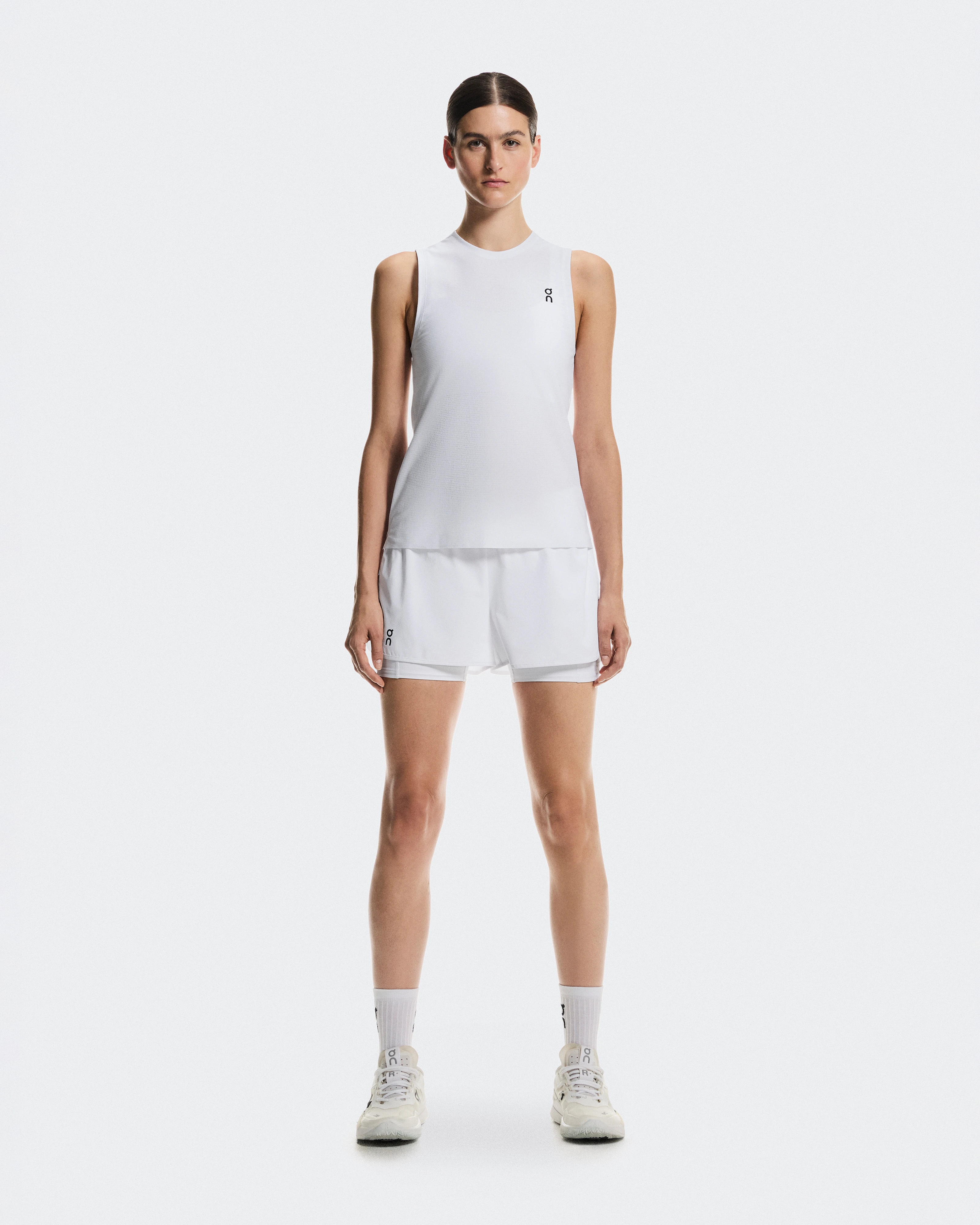 On 3" Court Shorts 2-in-1 White Women Shorts