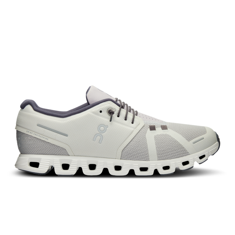 On Men's Cloud 5 Combo Lifestyle Shoe in Ice/Glacier, Size: 8.5