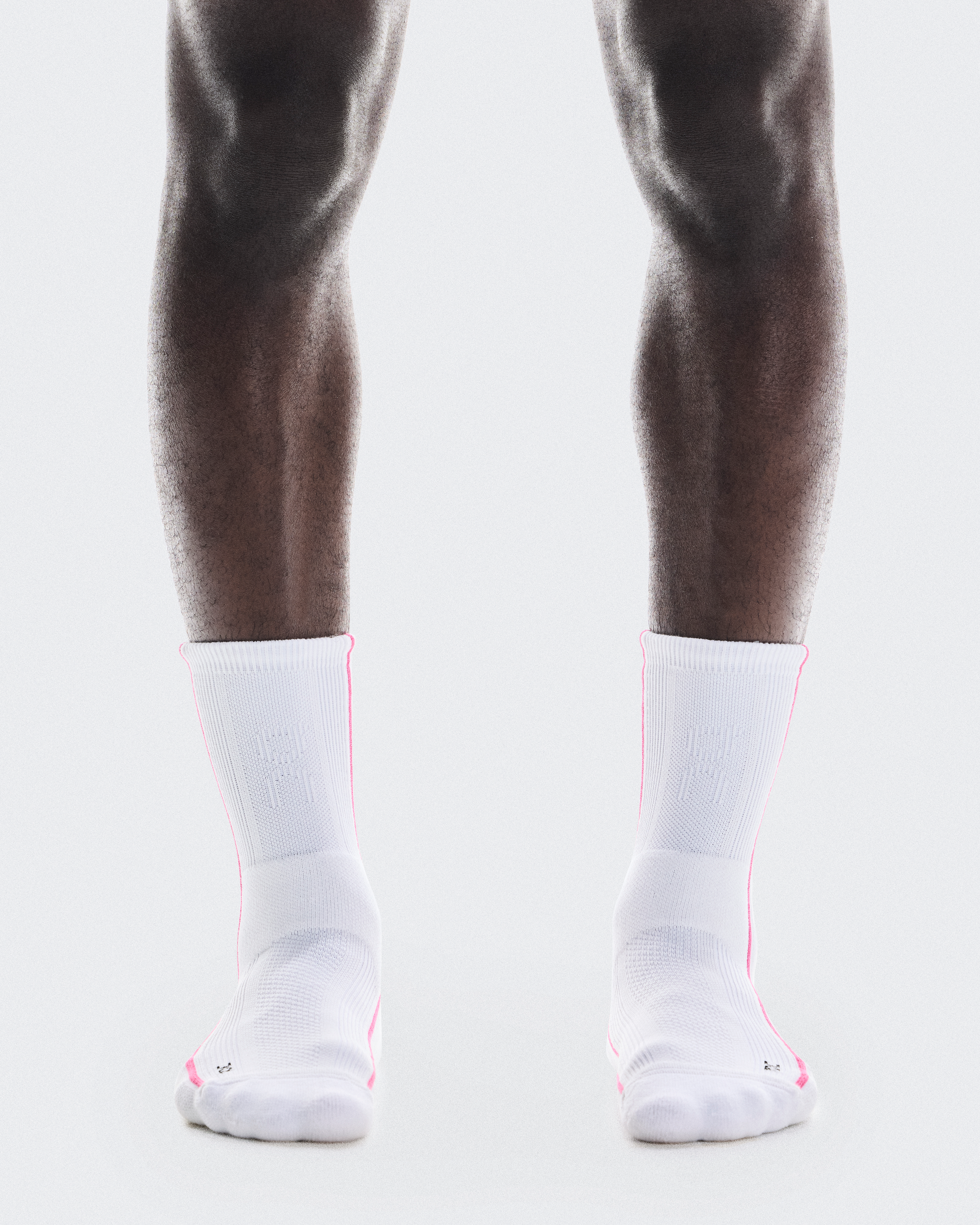 Court Sock HighUnisex / White | Pink / 38-40
