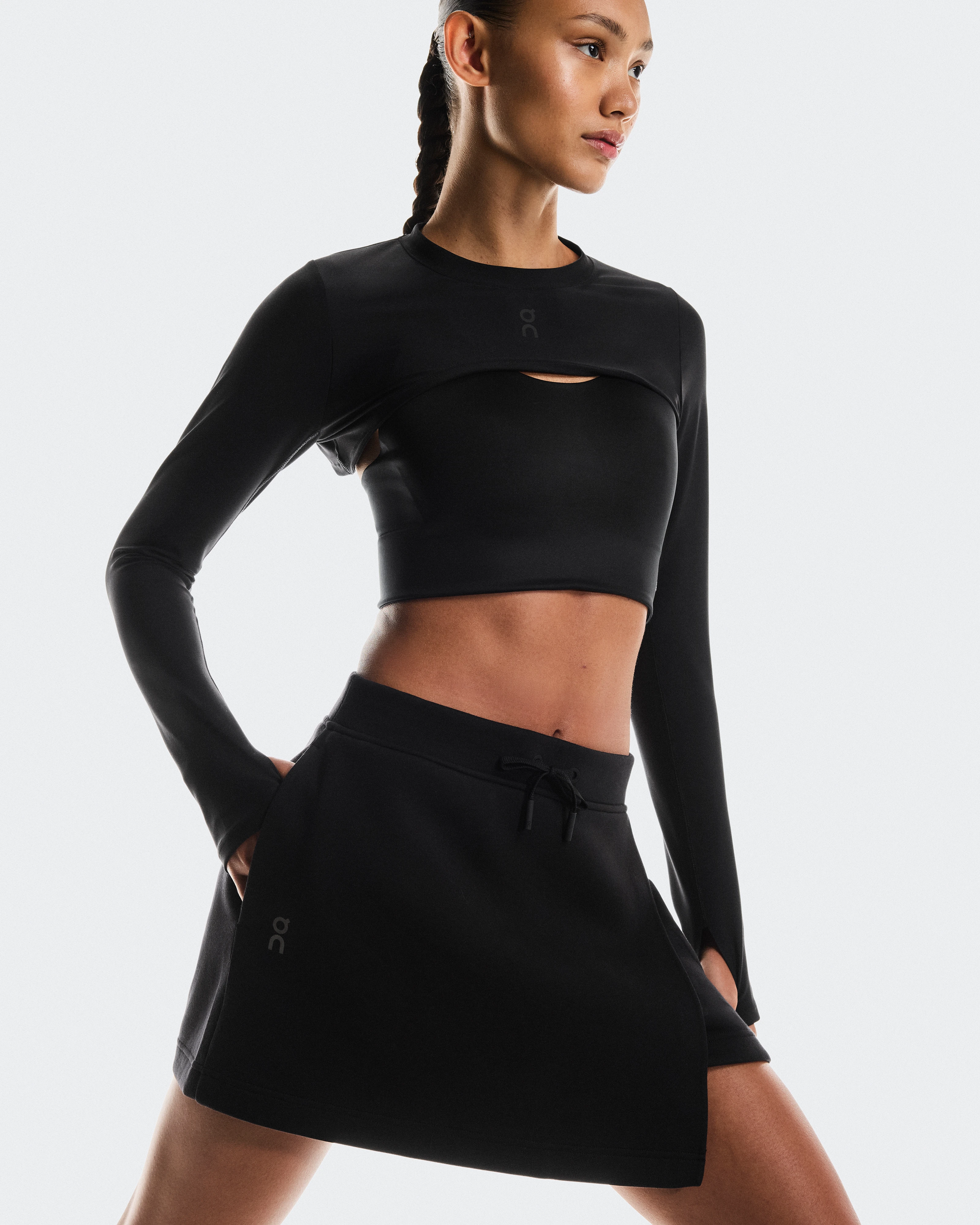 On Focus Tech Skirt Black Women Skirts