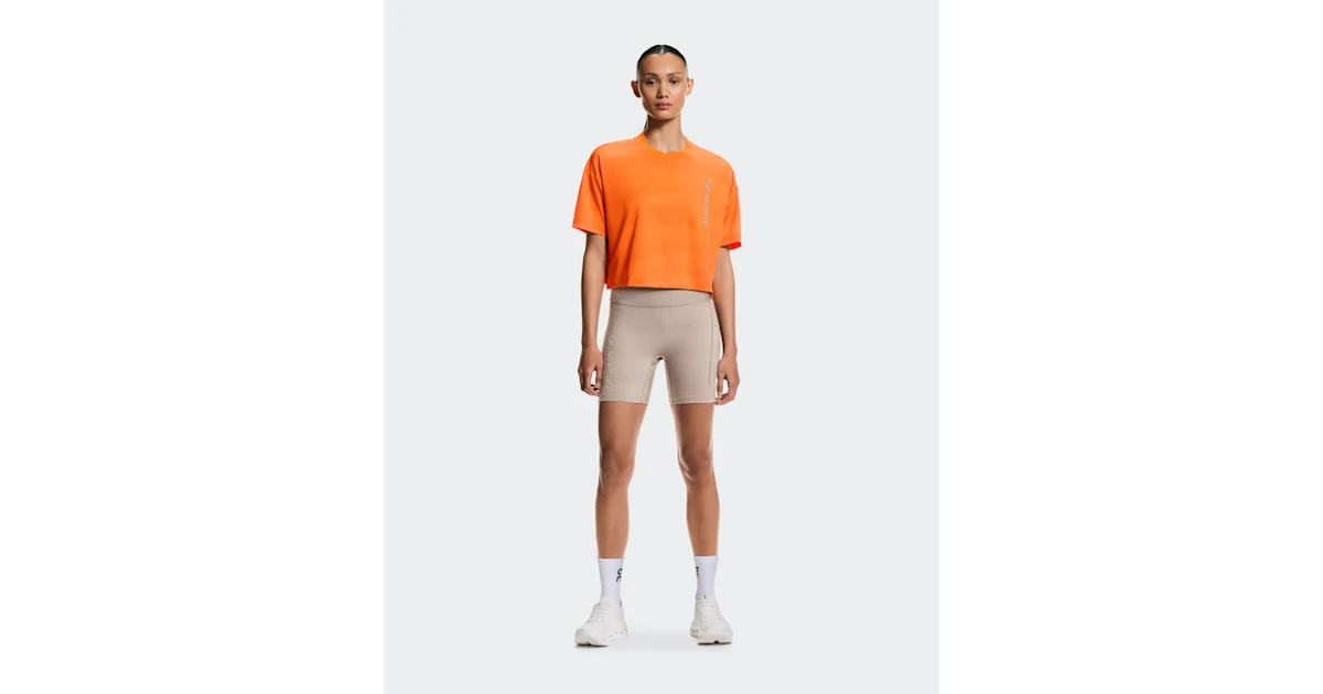 Playera Performance Erewhon para mujer amarilla · On