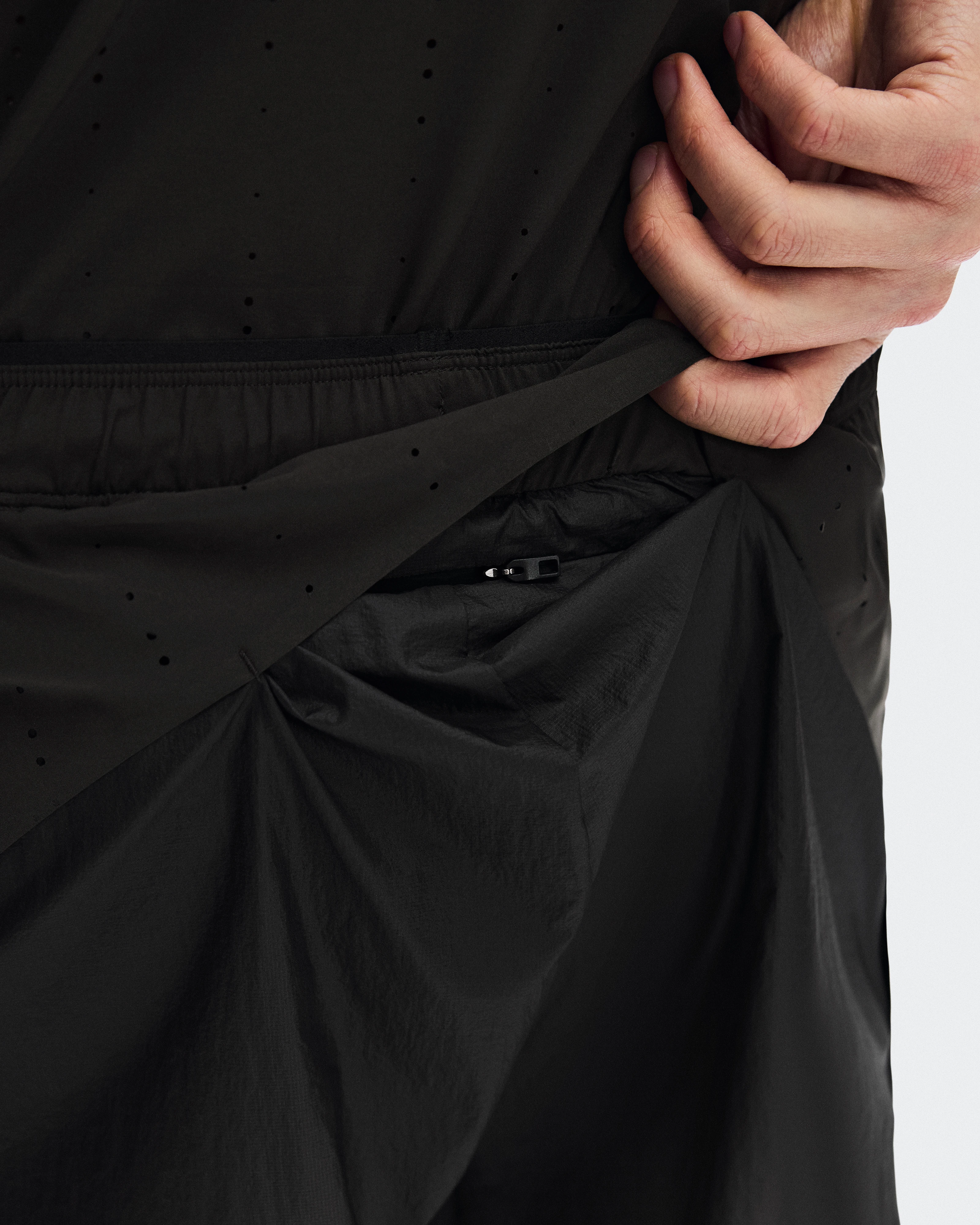 On Zero 2-in-1 Shorts PAF Molasses & Black Men Shorts