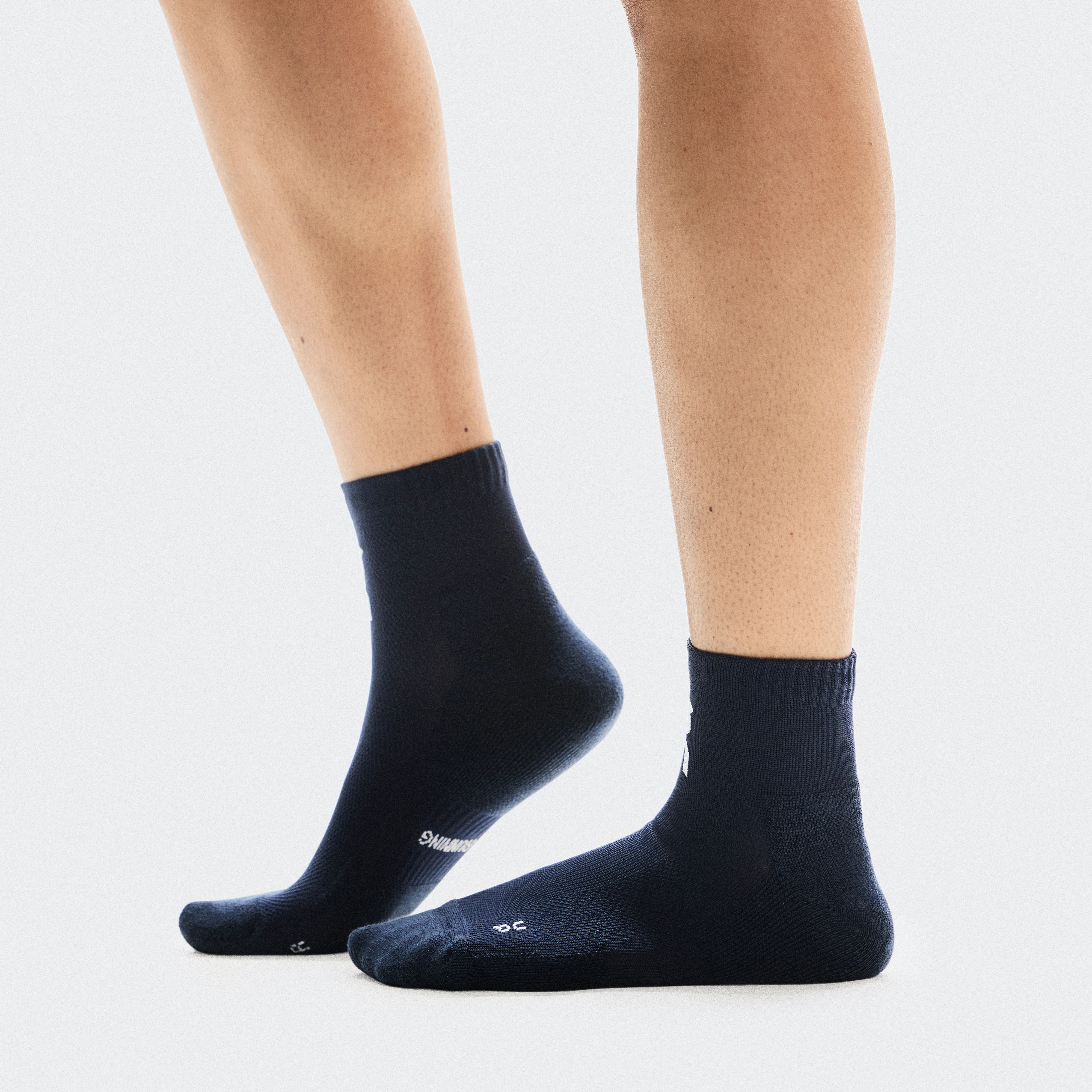 On Core Run Sock Mid 2P Blue Unisex Unisex – Everyday running, breathable, cushioned Socks