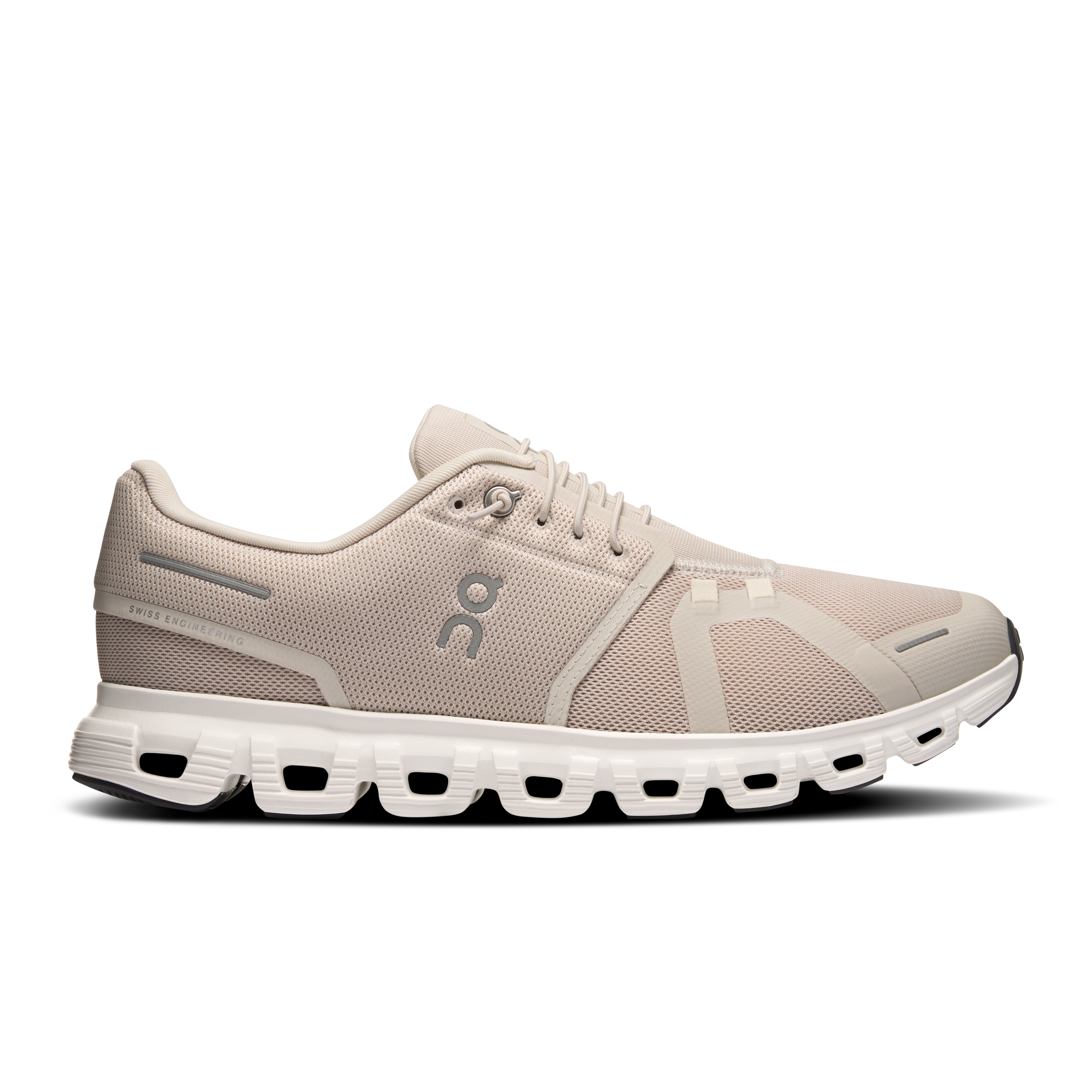 On Cloud 6 Beige White Men Men – All-day wear, CloudTec® Shoes
