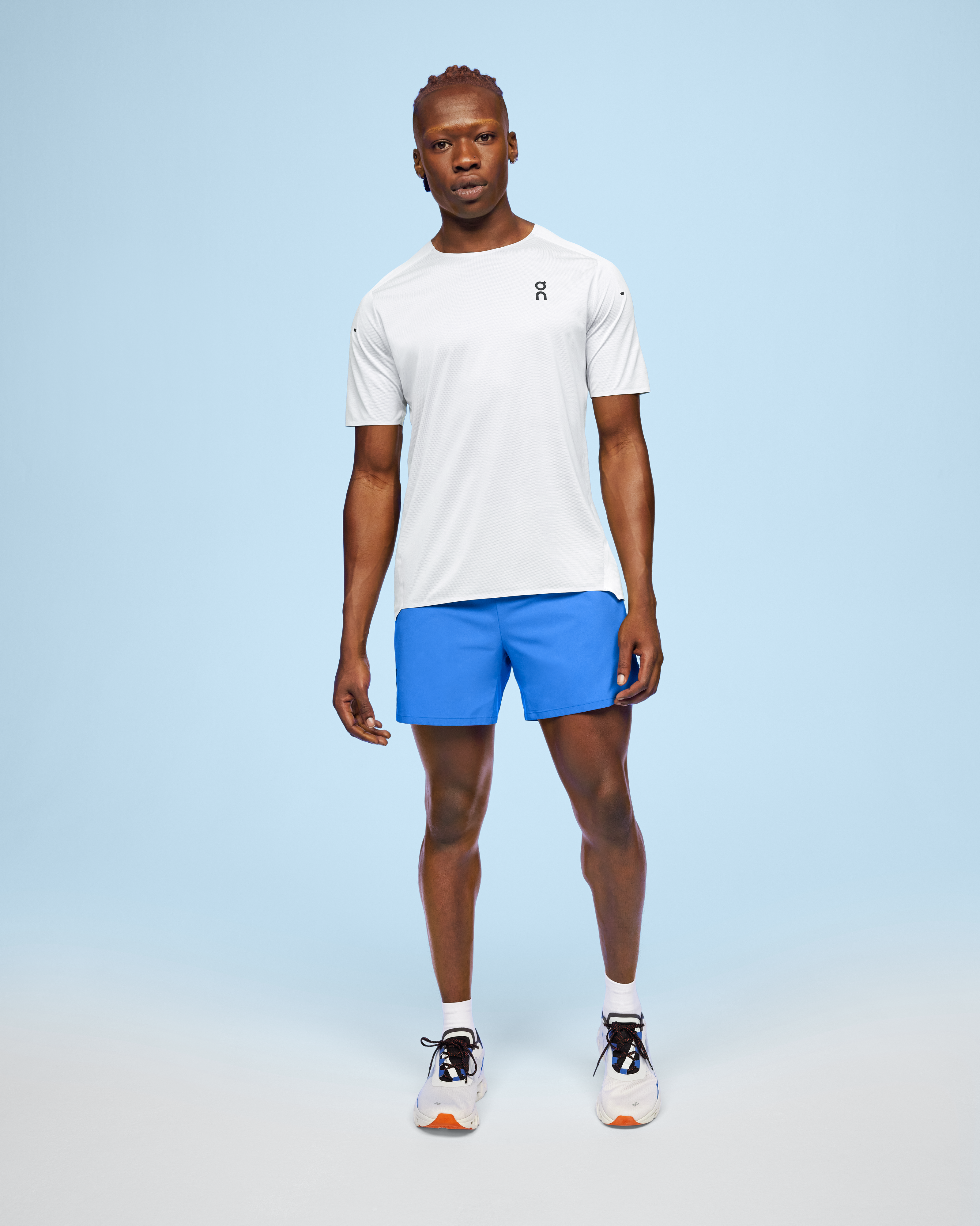 On Essential Shorts Cobalt & Black Uomo Pantaloncini