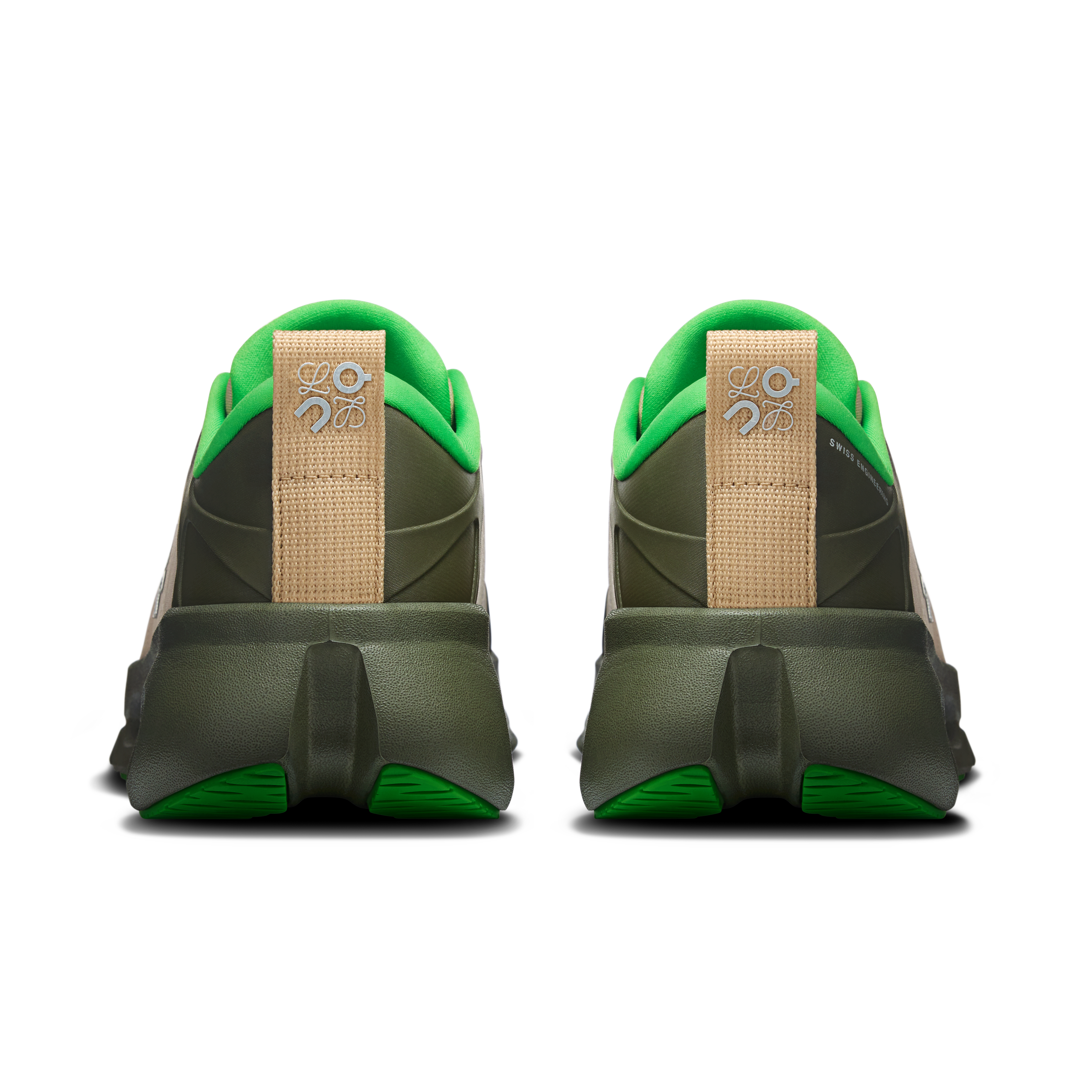 On Cloudsolo LOEWE Khaki Green & Sand Women Shoes