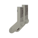 Performance Run Sock High in Brume/Clove