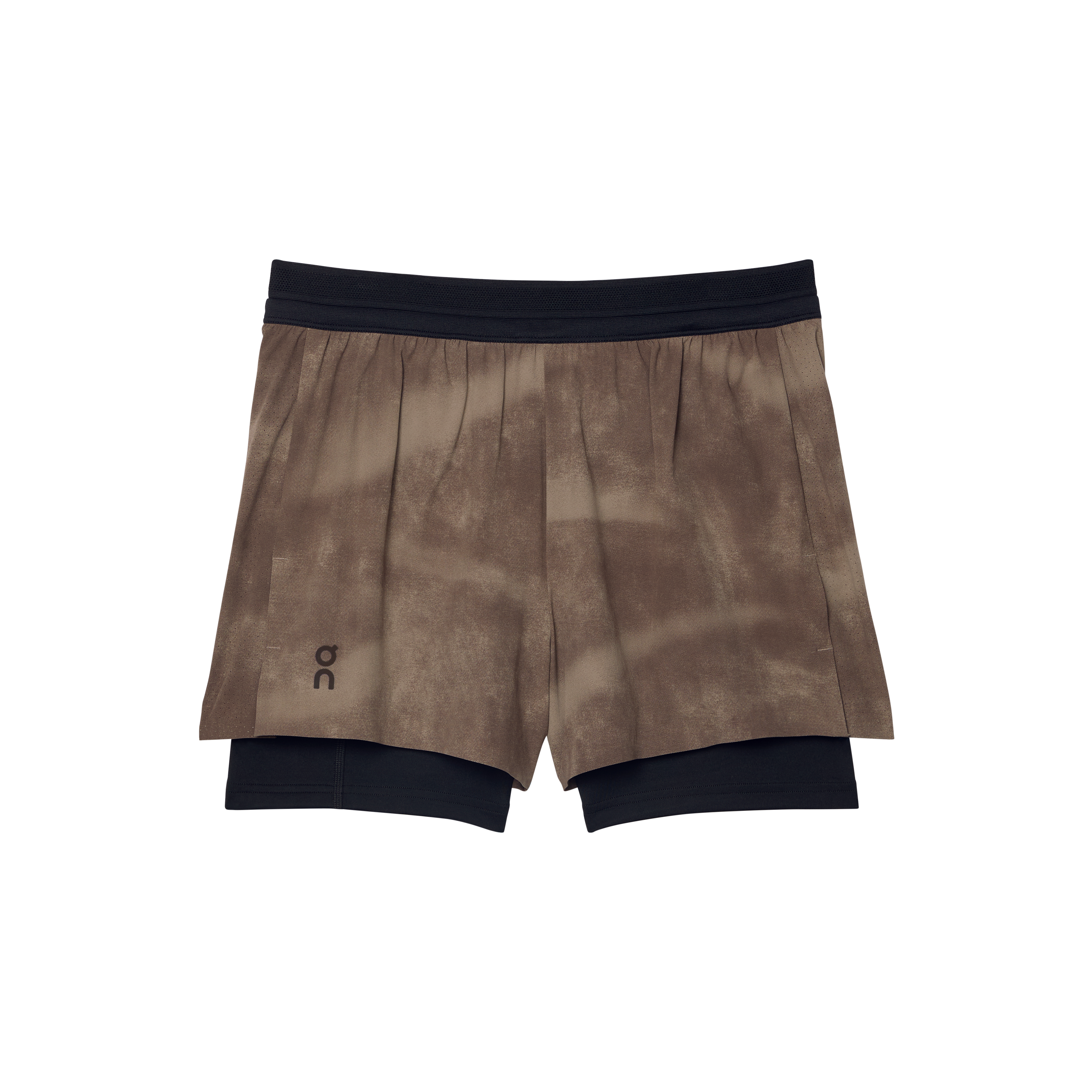 3" Performance Shorts AOP in Cinder/Black