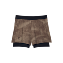 3" Performance Shorts AOP in Cinder/Black