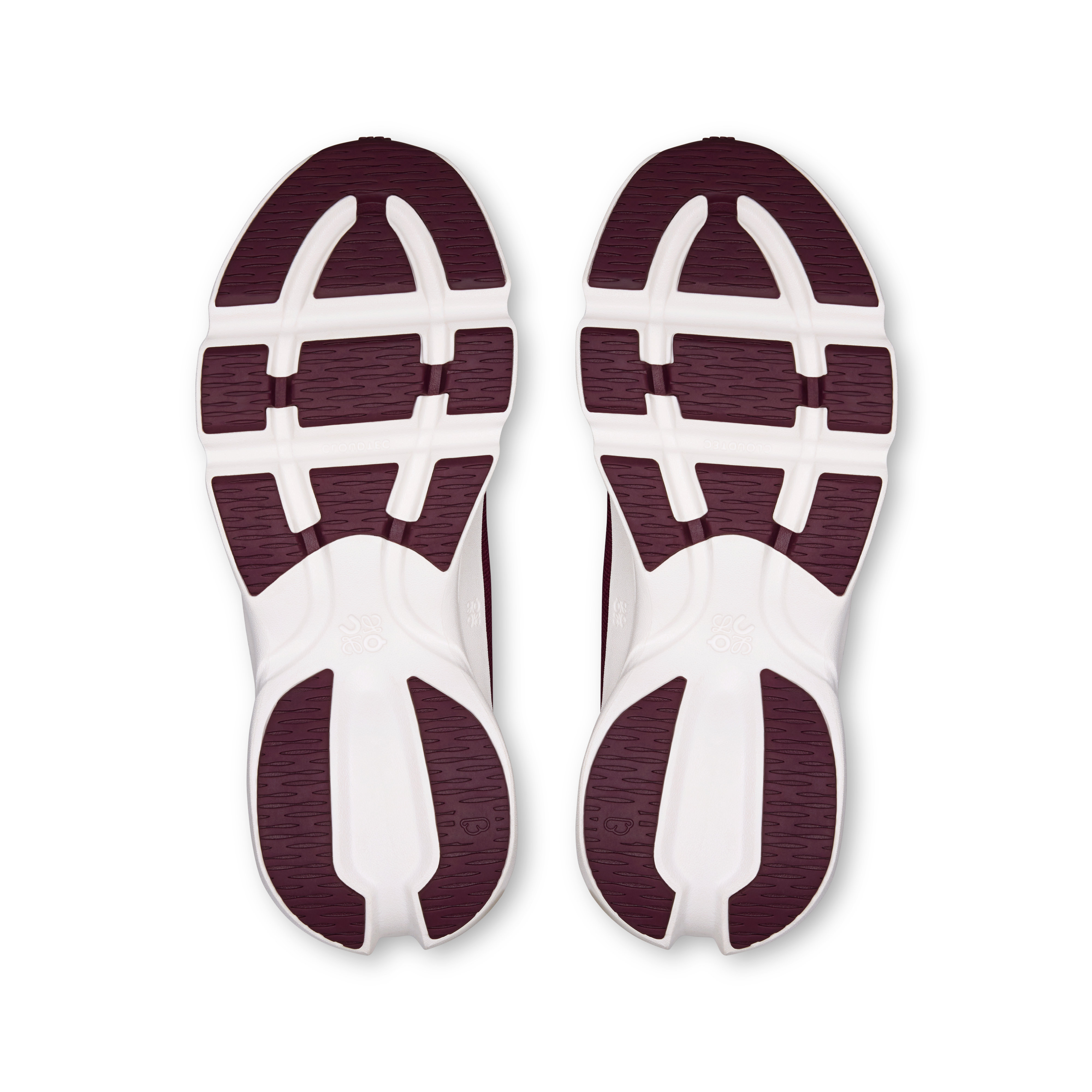 On Cloudsolo LOEWE Burgundy & Eggshell Women Active life Shoes