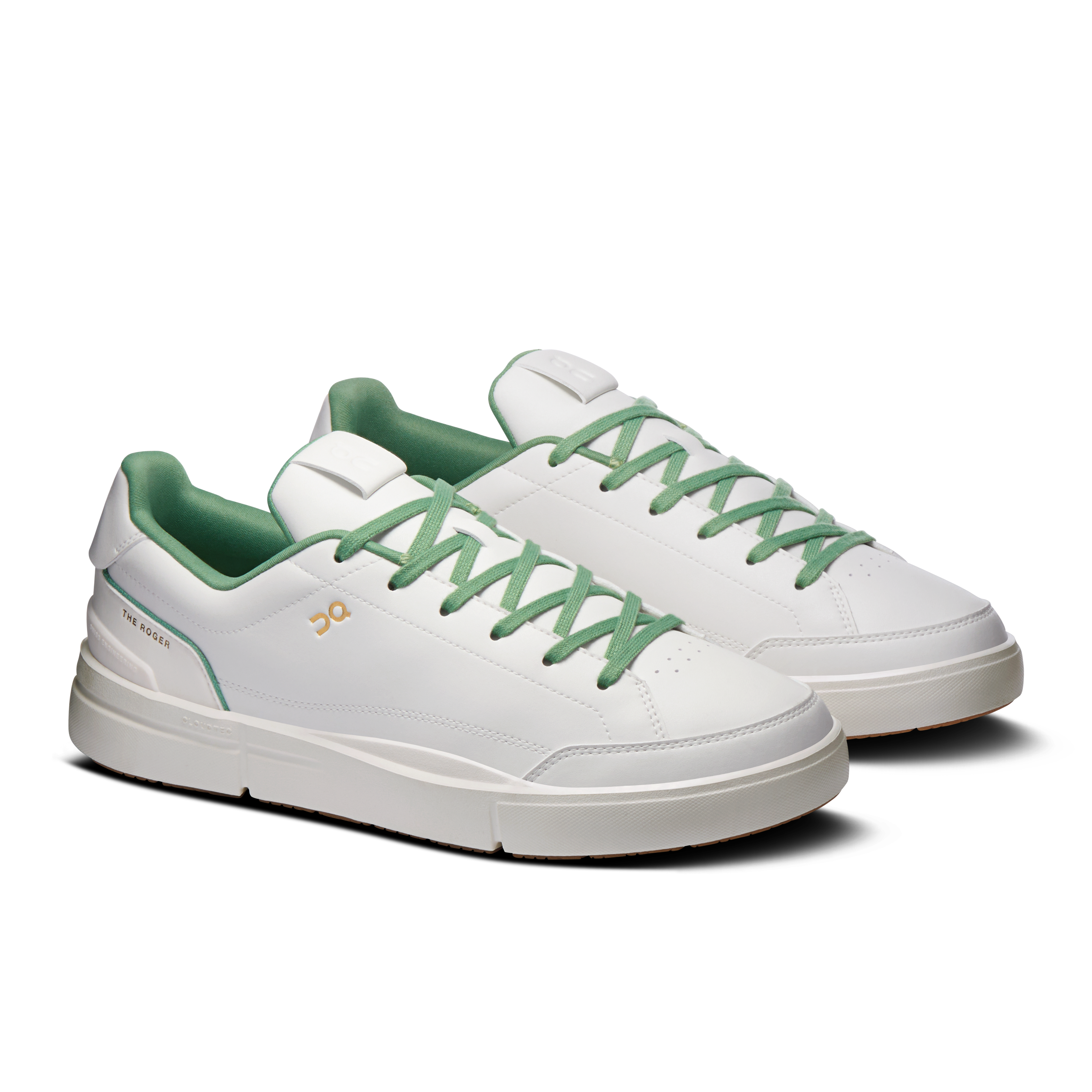 On THE ROGER Centre Court Ivory & Fern Men Active life Shoes