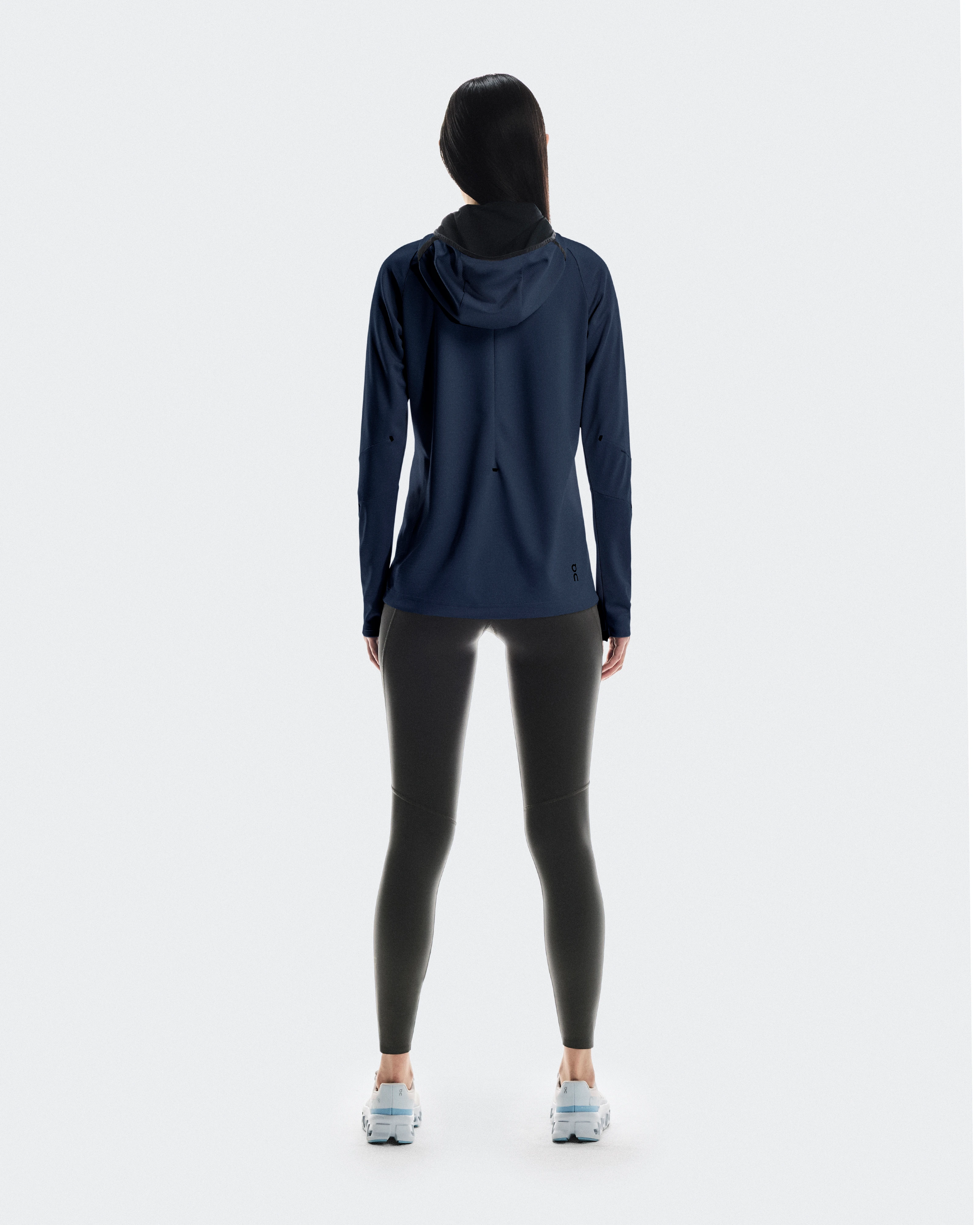 On Climate Zip Hoodie Navy Mujer Sudaderas con y sin capucha