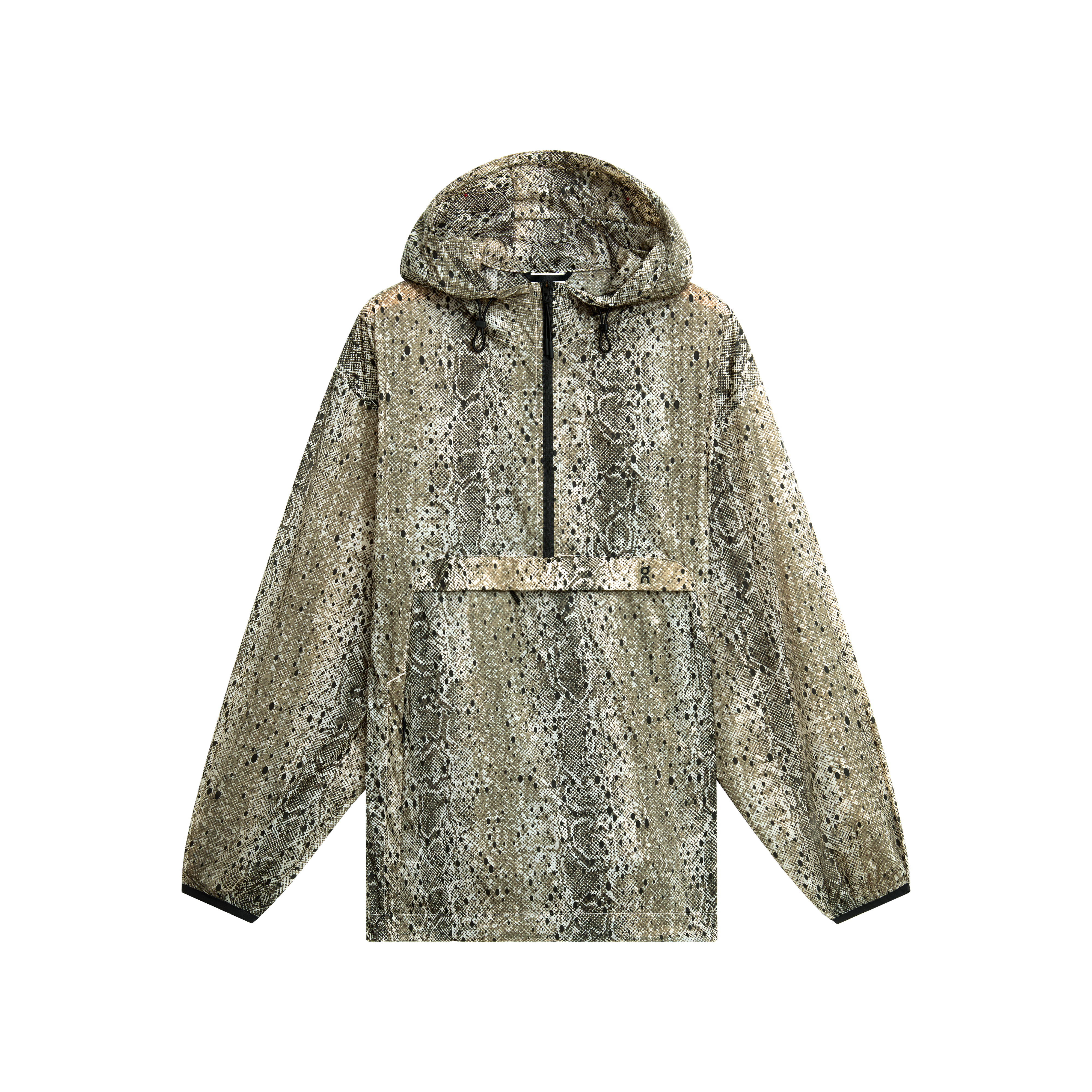 Half-Zip Anorak Jacket in Antler/Black