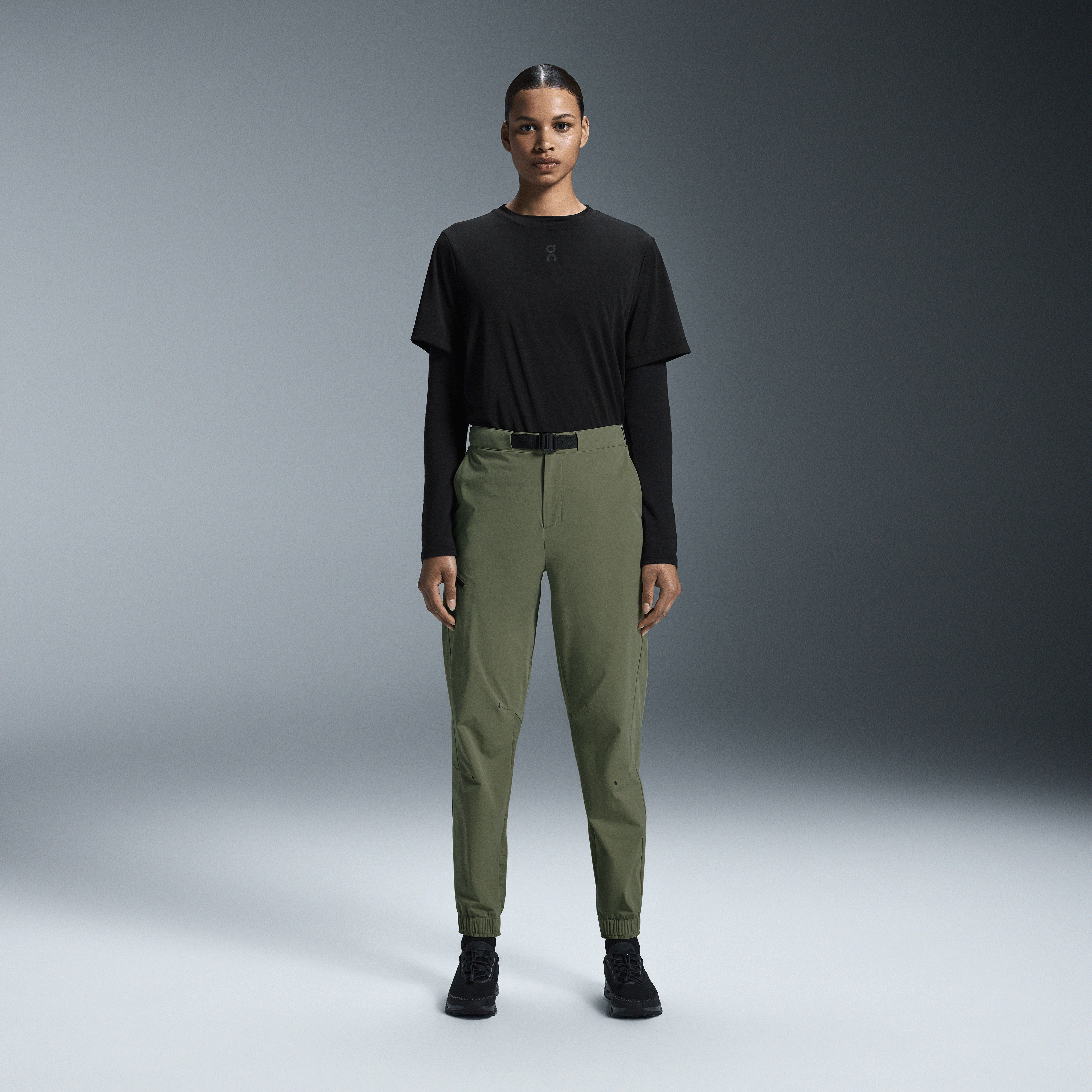 On Trek Pants Vert Femme Femme – Randonnée temps chaud, voyage, quotidien Pantalons