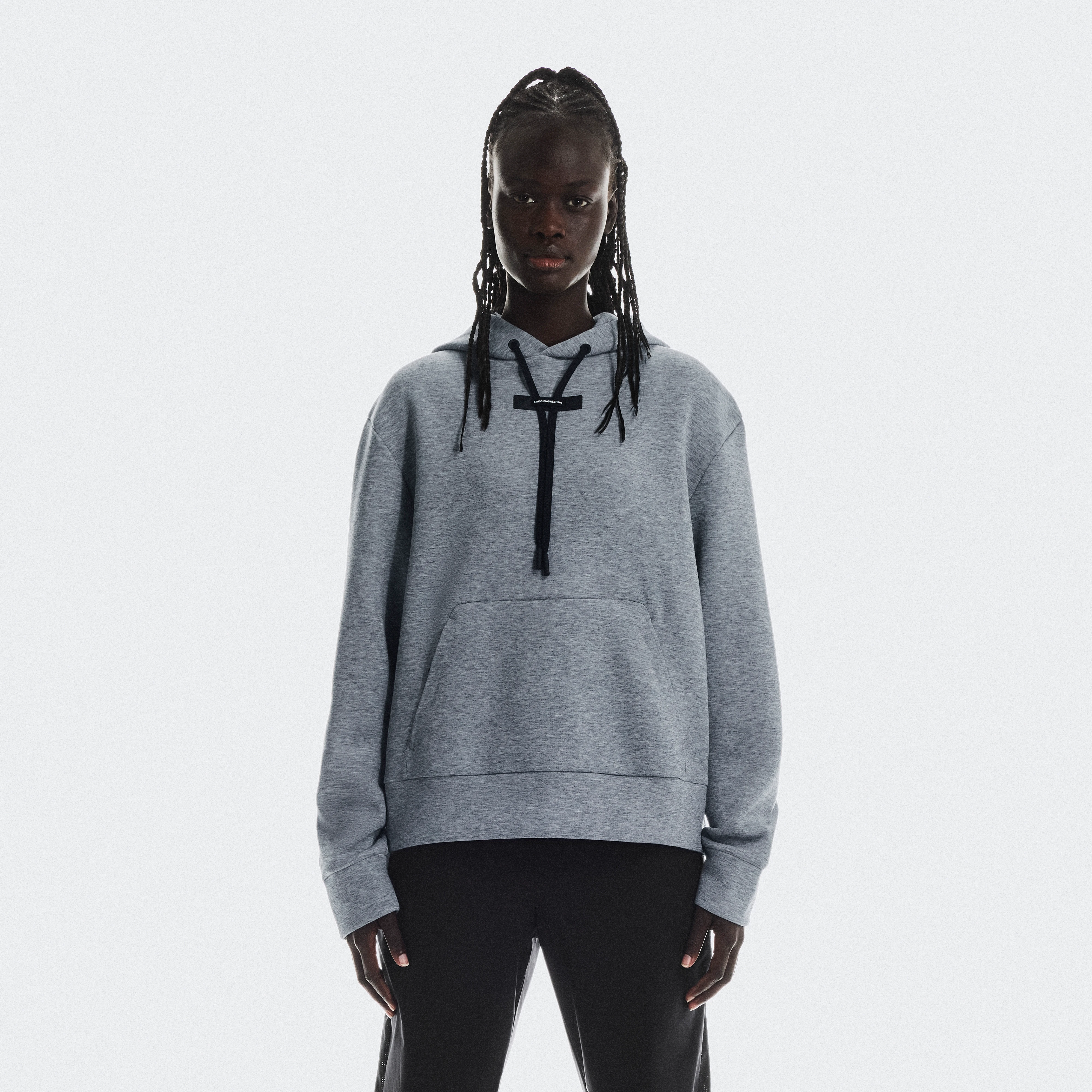 On Focus Tech Hoodie Grey Women Women – All-day wear, travel, training Hoodies and sweatshirts